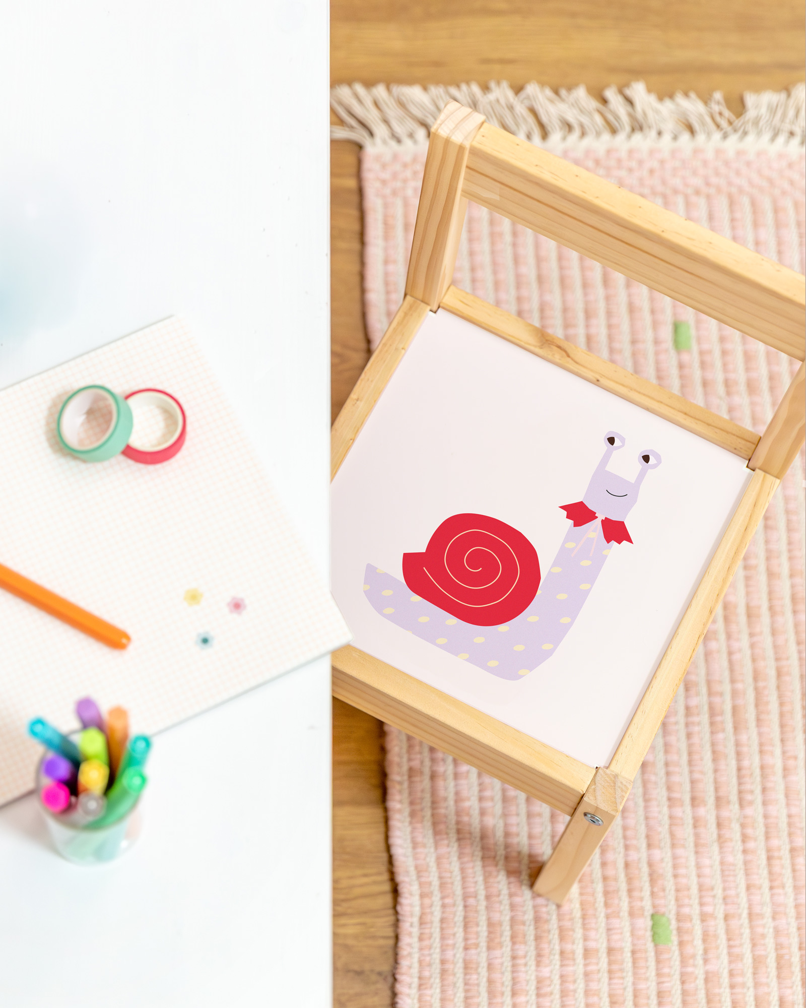 klebefolie ikea laett kinderstuhl lille vruende schnecke 0