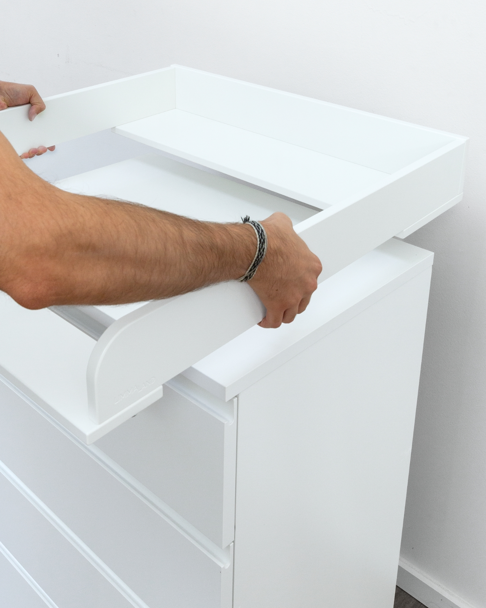 weißer, Kommode, Schublade, Möbel, Material unbekannt
