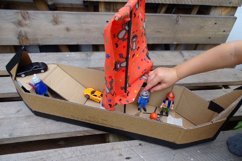 Piratenschiff basteln Piratenschiff basteln