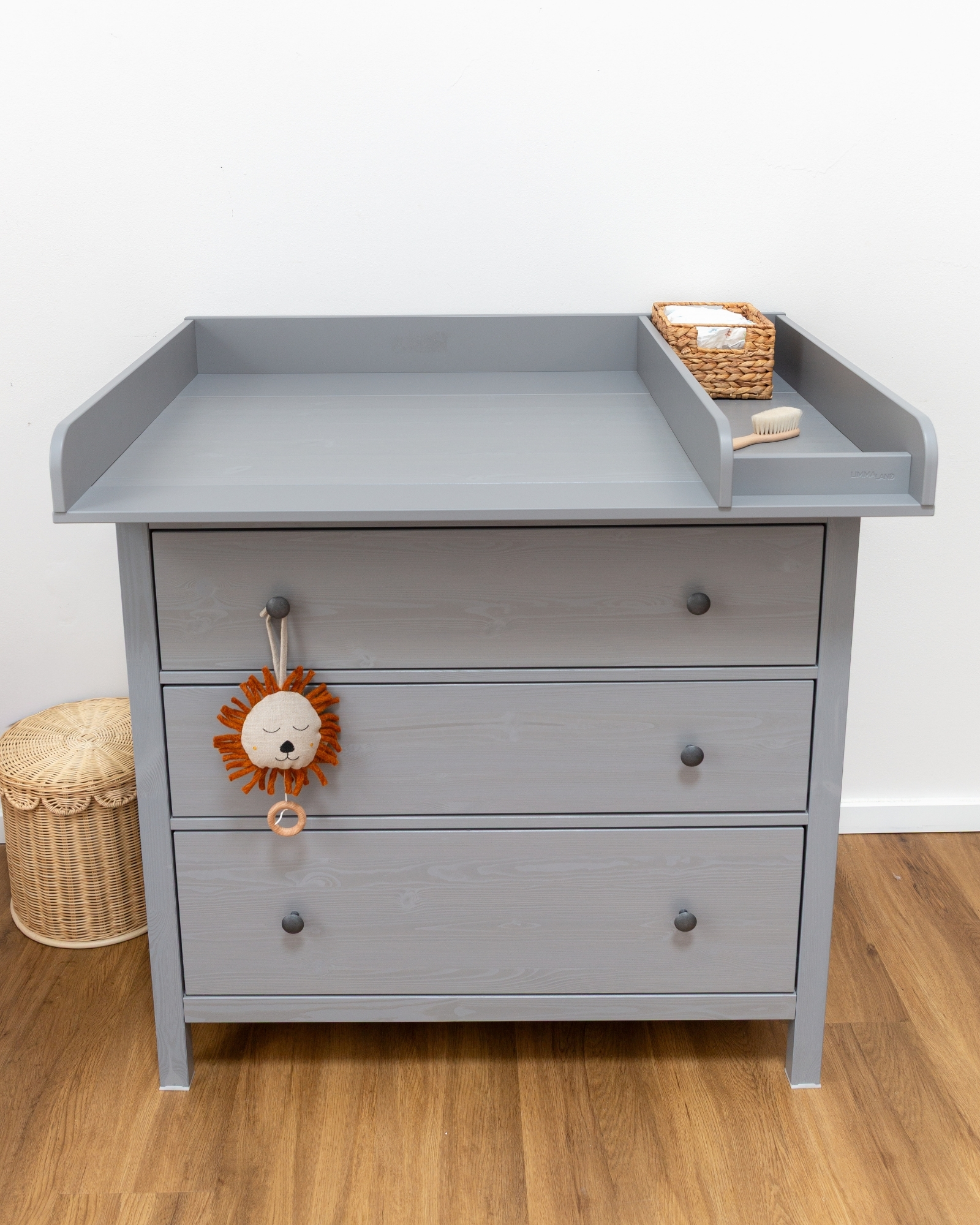 wickelkommode ikea hemnes 108 set grau premium eukalyptus light 3