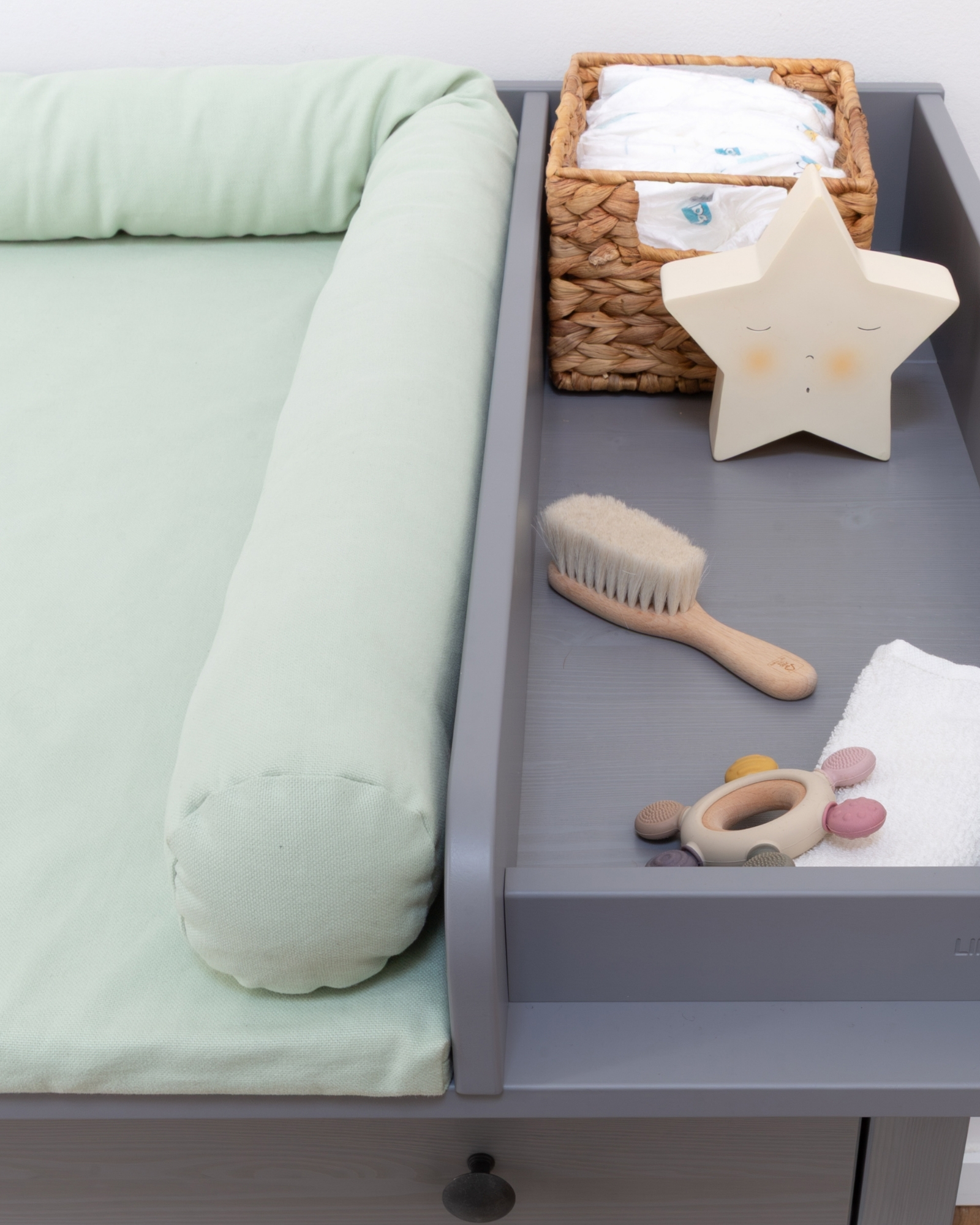 wickelkommode ikea hemnes 108 set grau premium eukalyptus light 4