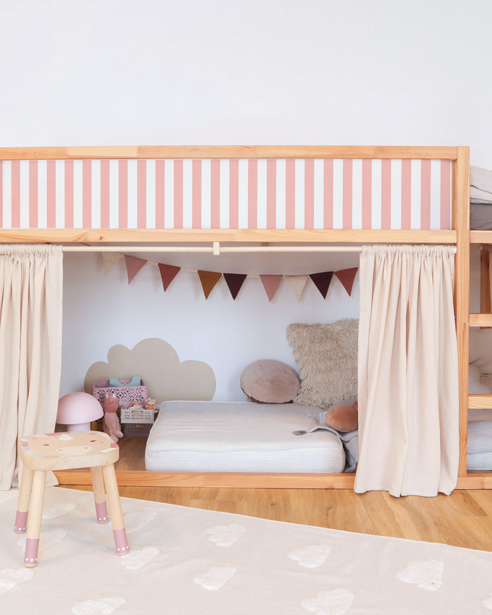 Film adhésif pour lit IKEA KURA - set de 2 pièces