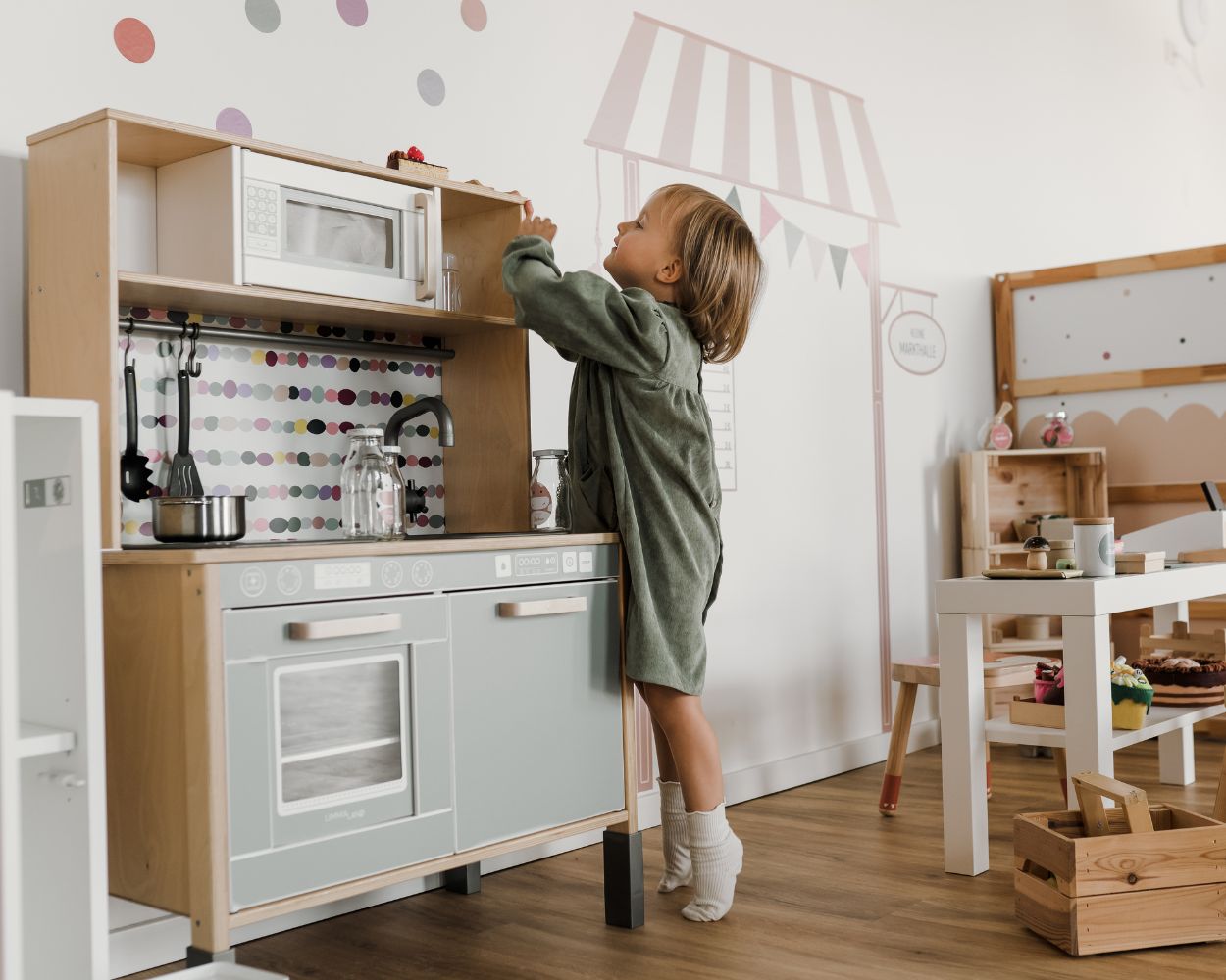 mitwachsendes Kinderzimmer Bett