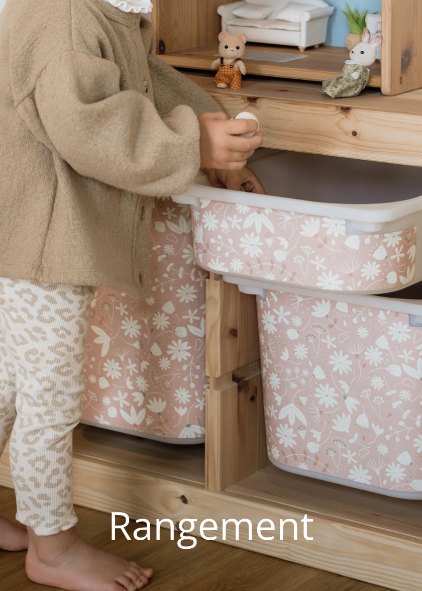 Feuilles adhésives pour l'étagère IKEA TROFAST Feuilles adhésives pour l'étagère IKEA TROFAST