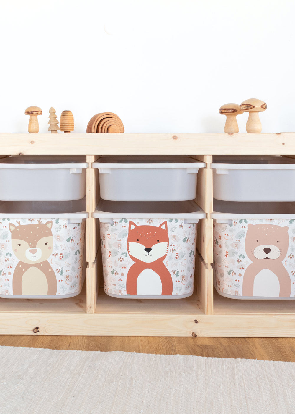 stickerset ikea trofast box mittel tierig wald 3er set 0 stickerset ikea trofast box mittel tierig wald 3er set 0