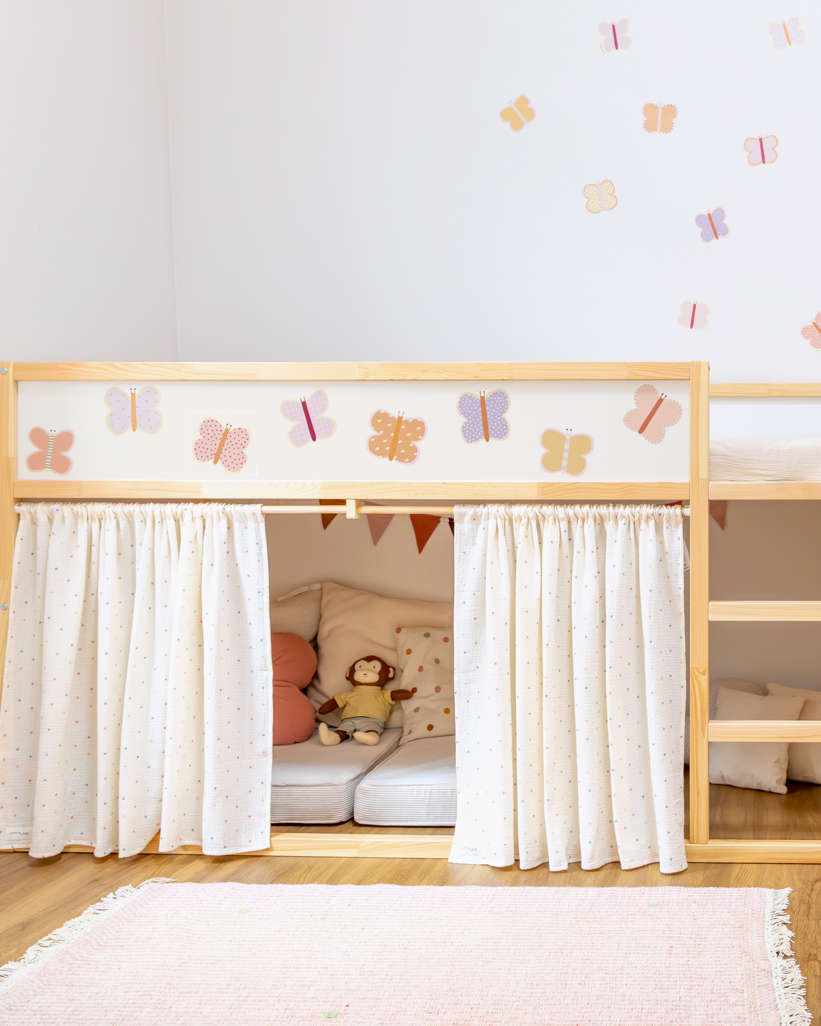 klebefolie ikea kura hochbett smetterlin 2er set 7