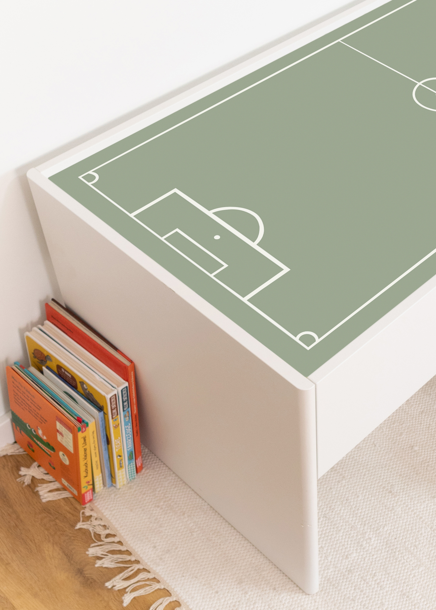 Ikea Dundra Klebefolie als Fußball Deko für dein Fußball Kinderzimmer als Fußballzimmer Deko mit Fußballmotiven passend für die Fußball EM