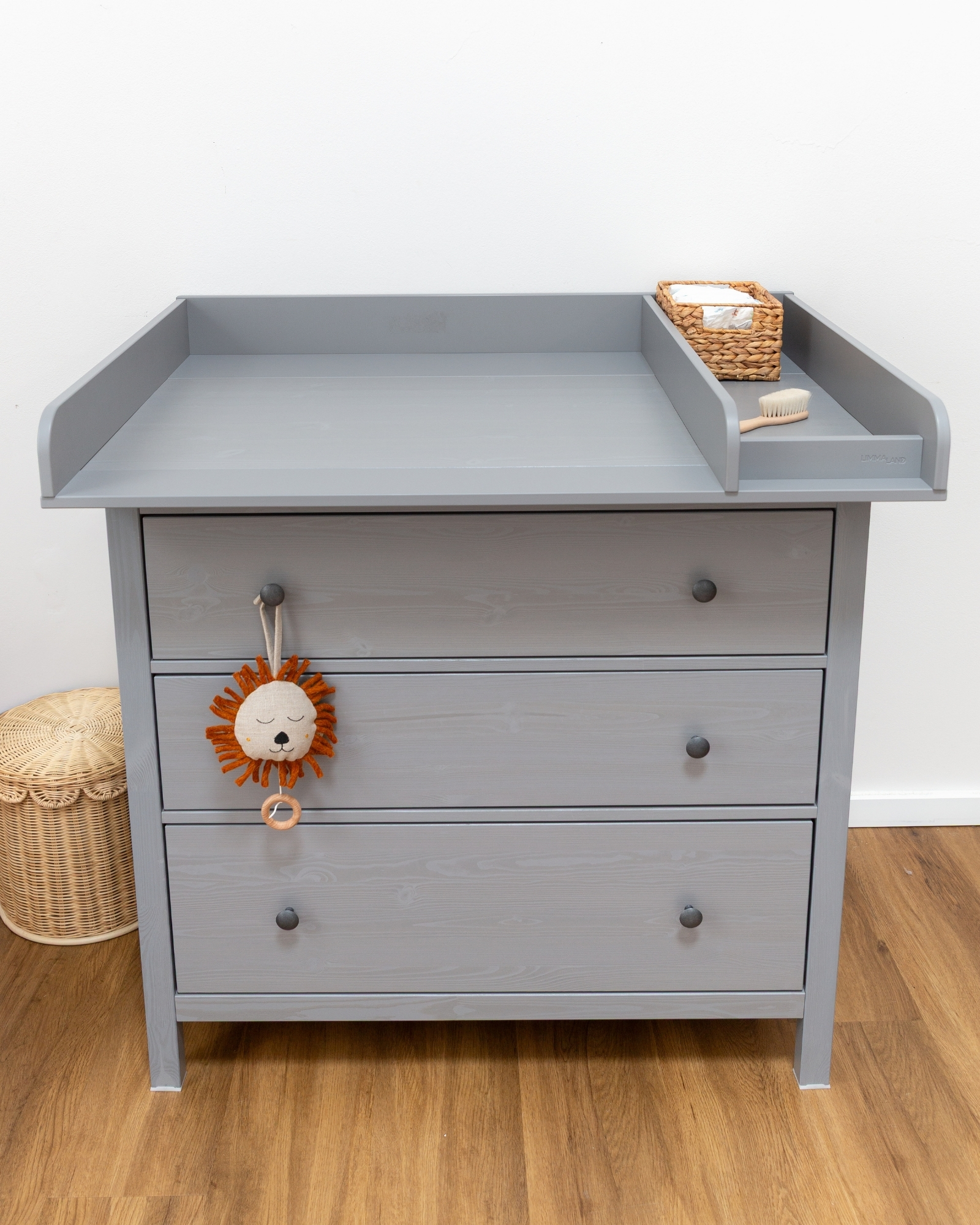 wickelkommode ikea hemnes 108 set grau premium blush 3