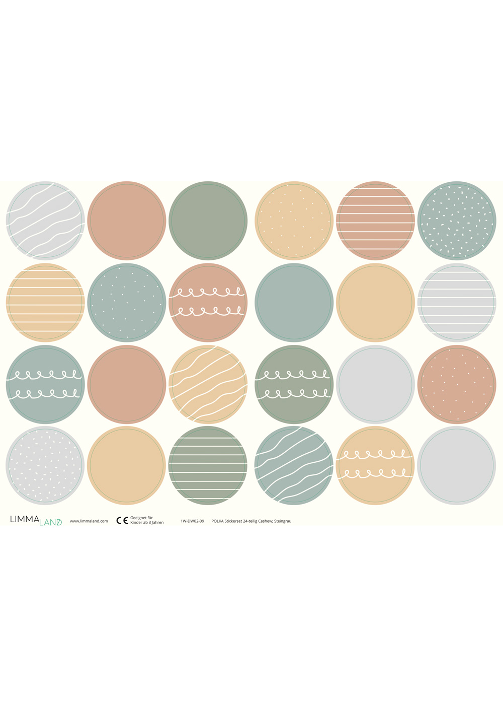 stickerset wand moebel polka dots cashew steingrau 99 stickerset wand moebel polka dots cashew steingrau 99