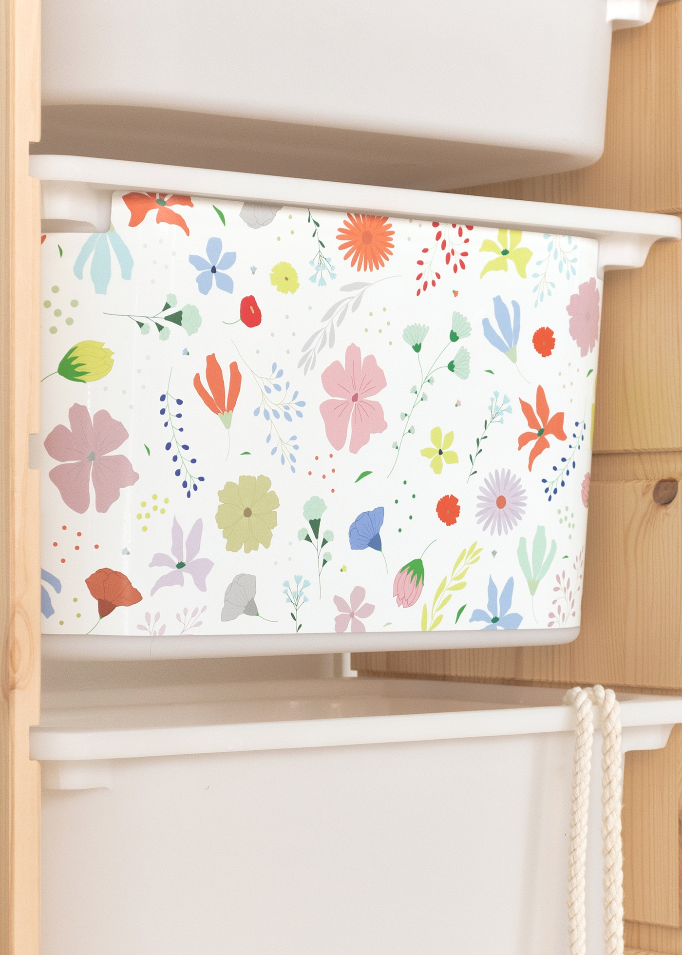 stickerset ikea trofast box mittel laengsseite blumig bunt 1 stickerset ikea trofast box mittel laengsseite blumig bunt
