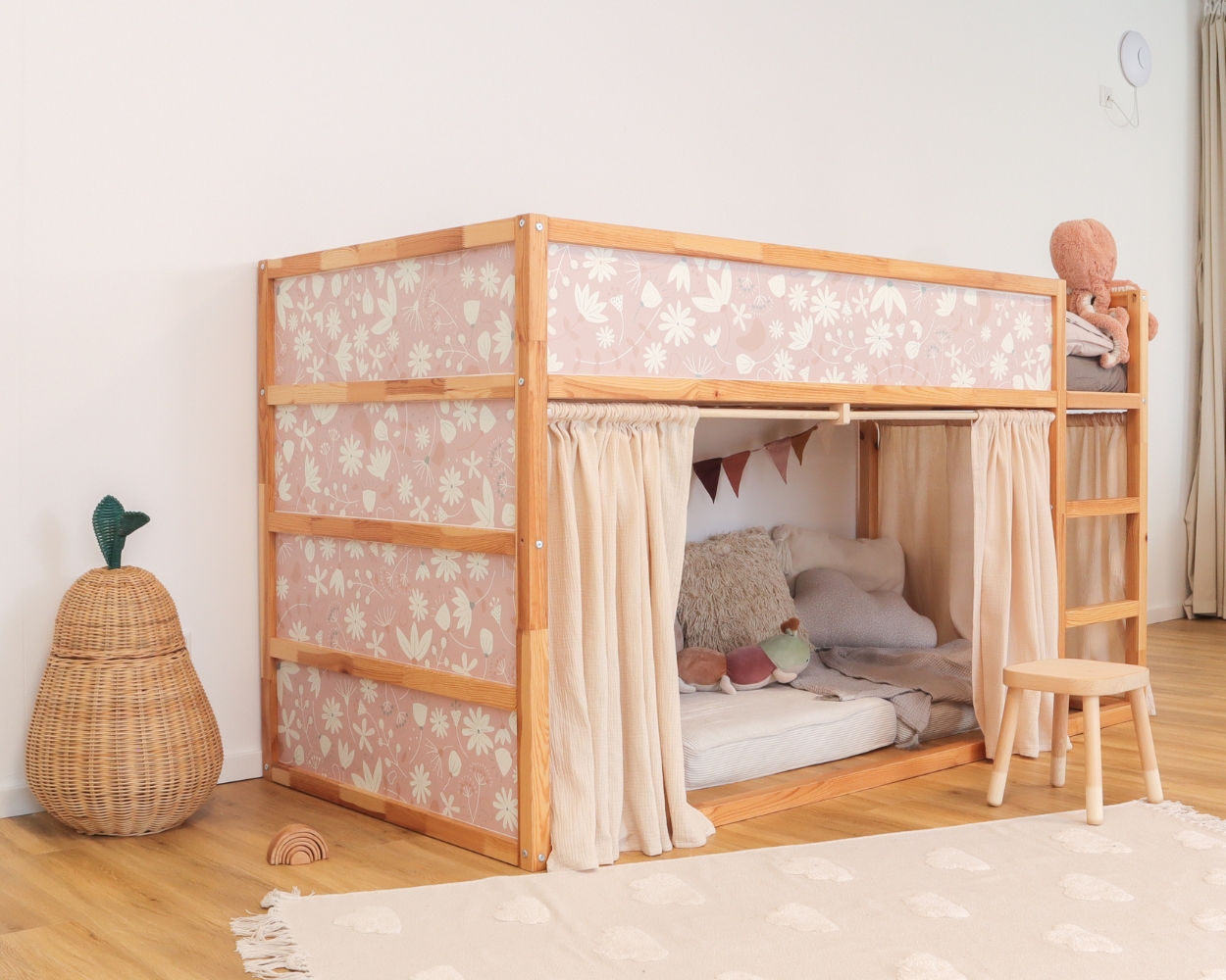 Makeover printanier dans la chambre d'enfant - 7 idées créatives & IKEA Hacks