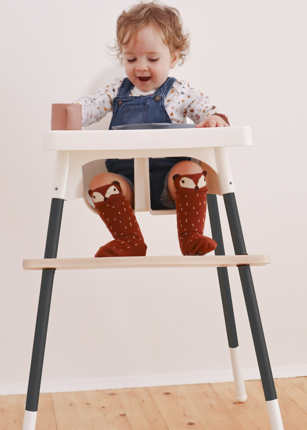 Fußstütze IKEA Antilop Hochstuhl mit Kind