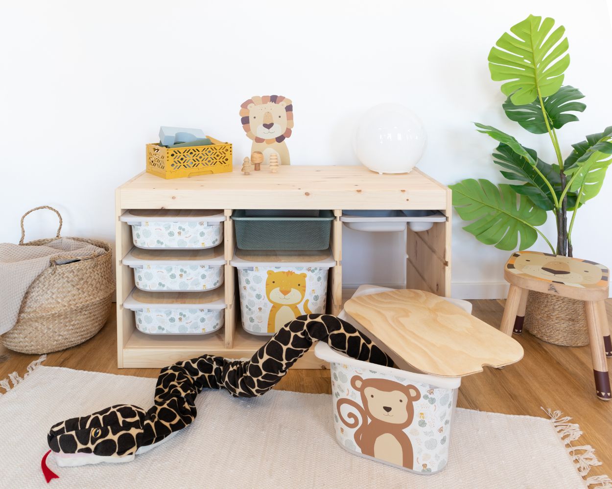 Créer une chambre d'enfant safari et jungle