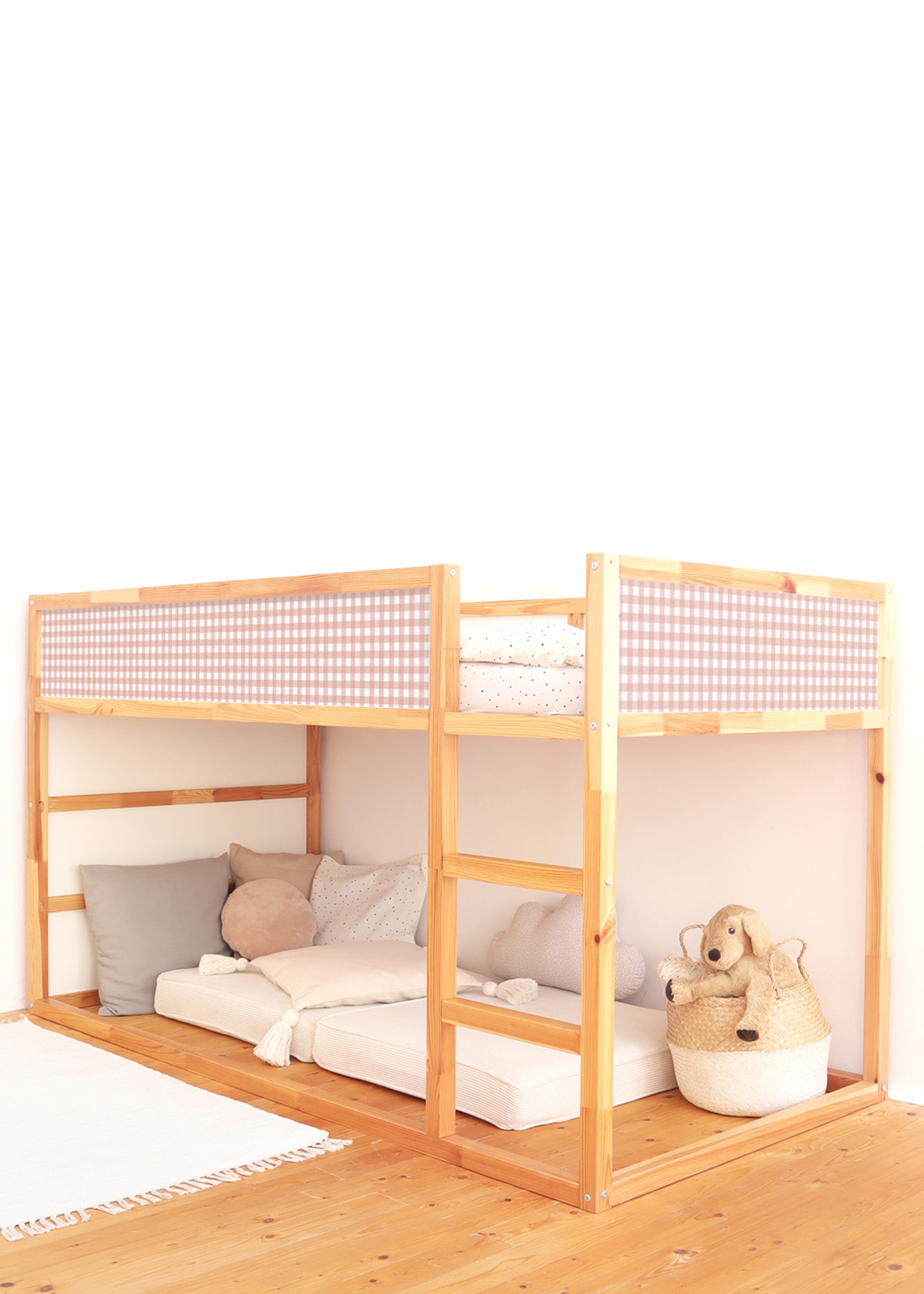 klebefolie ikea kura hochbett vichy karo rosa 2er set 2 klebefolie ikea kura hochbett vichy karo rosa 2er set 2