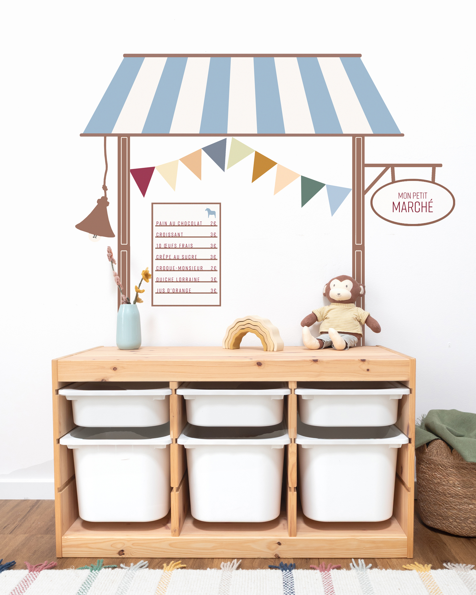 Autocollant pour DIY marchande enfant