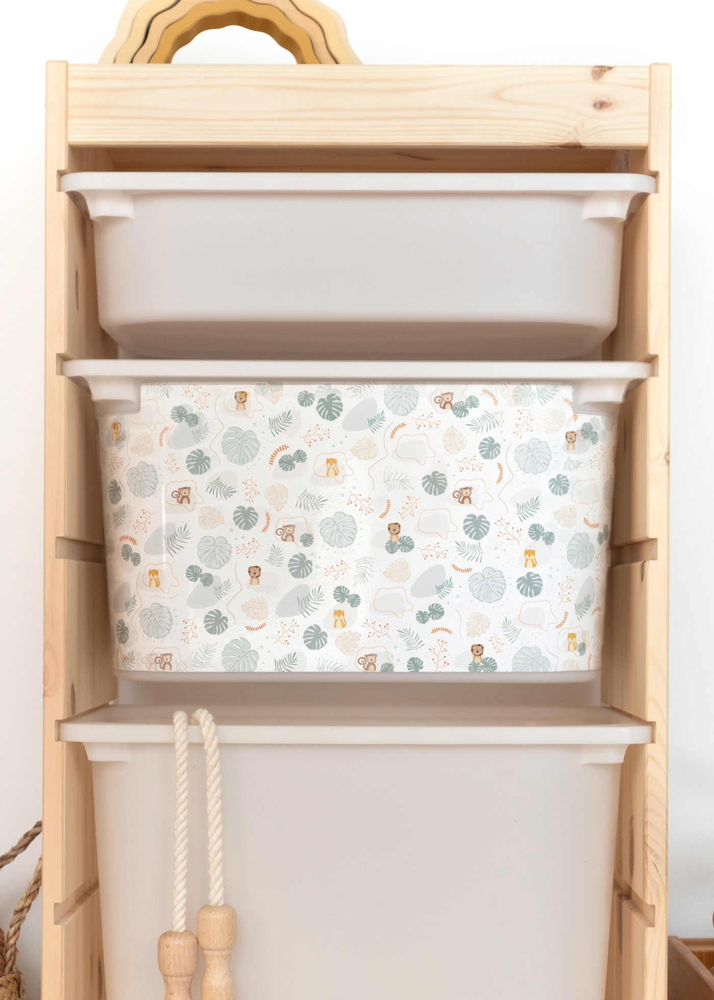 stickerset ikea trofast box mittel tierig laengsseite safari muster 5 stickerset ikea trofast box mittel tierig laengsseite safari muster