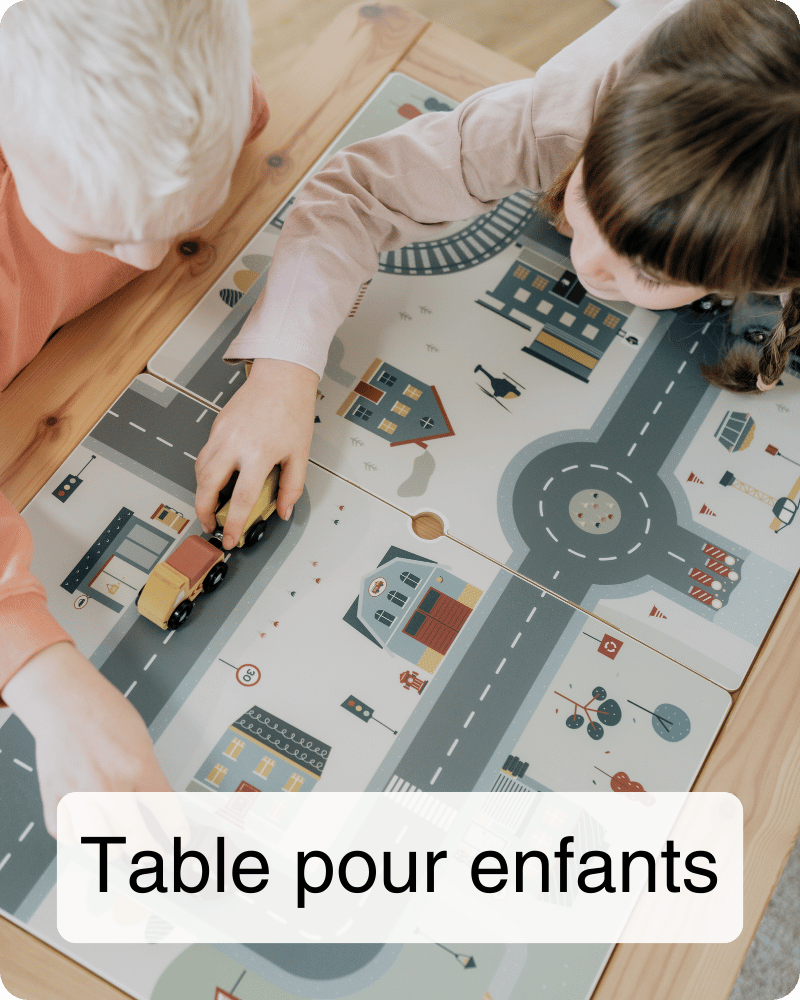 Table de jeu avec routes