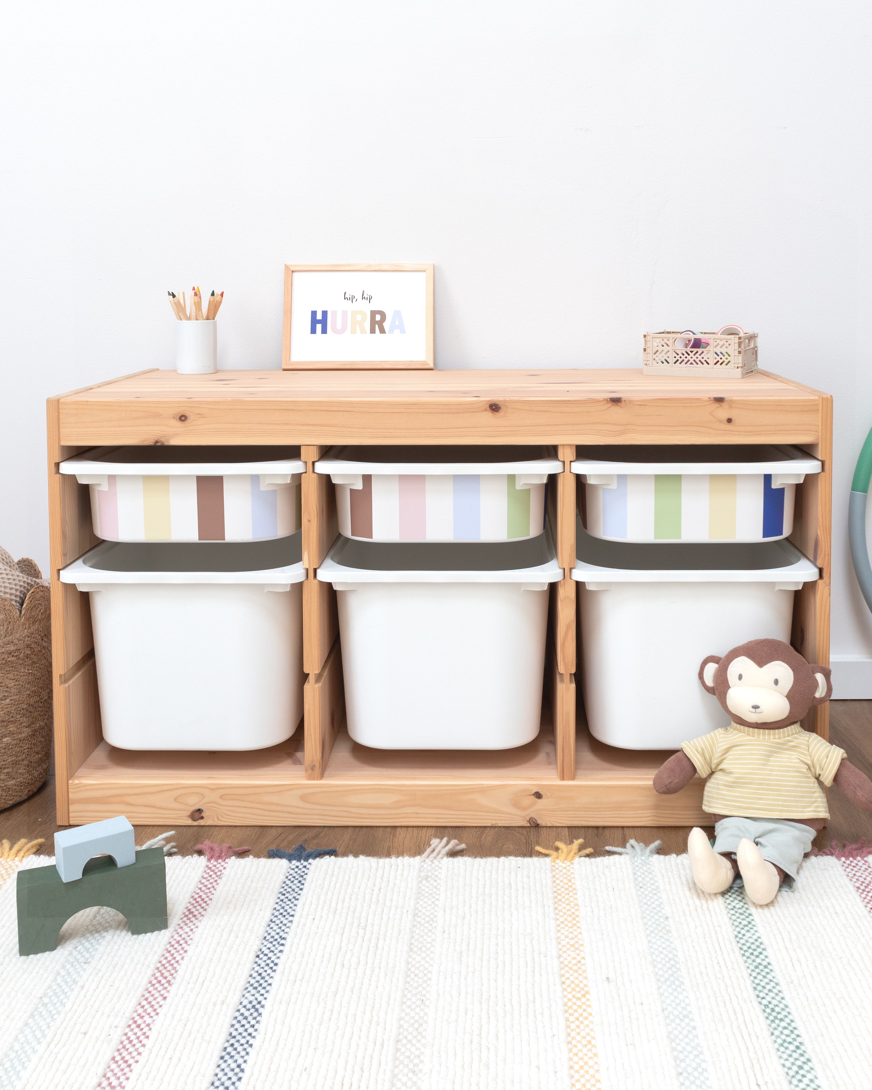 klebefolie ikea trofast box klein kopfseite vichy streifig bunt 3er Set 1 klebefolie ikea trofast box klein kopfseite vichy streifig bunt 3er Set 1