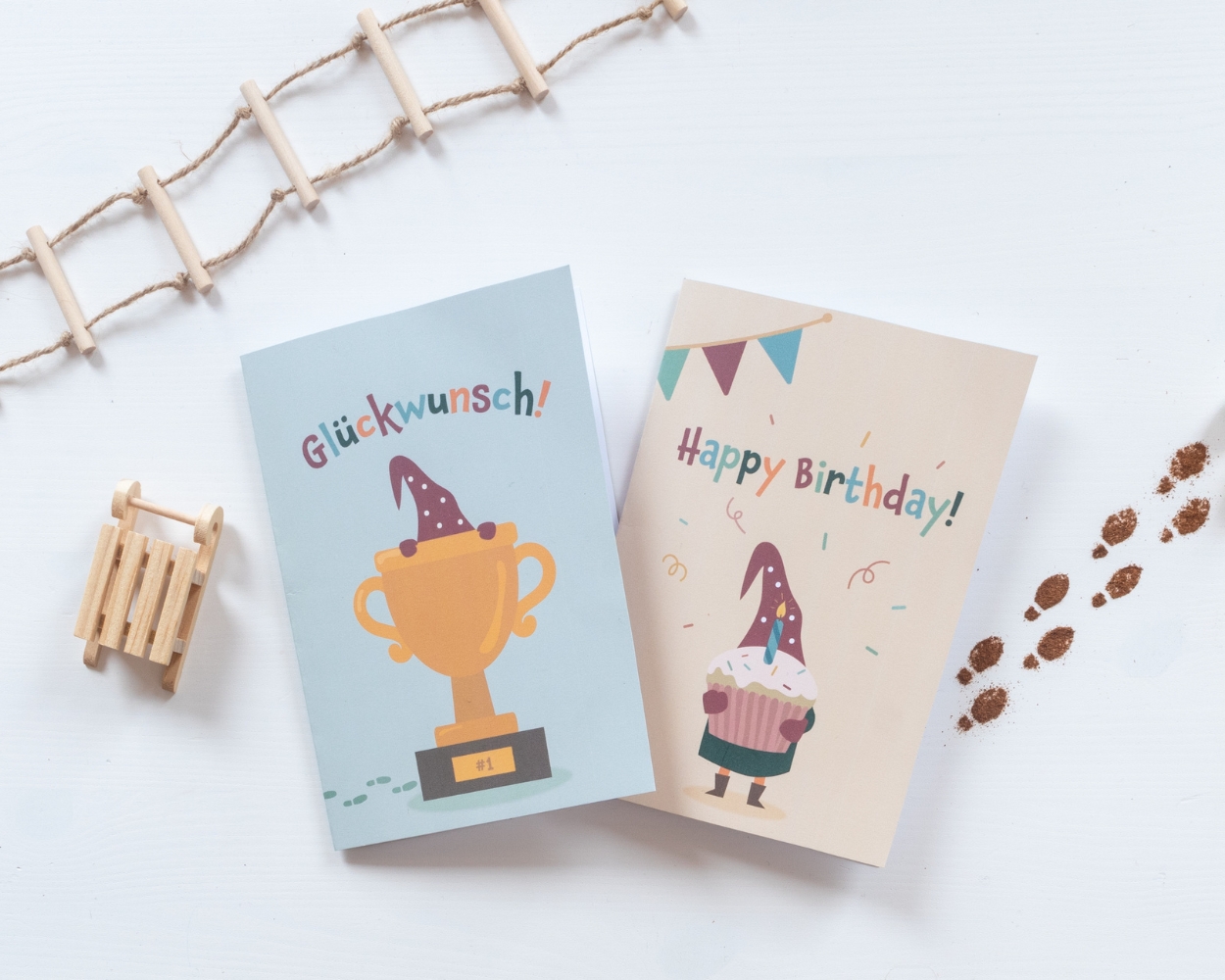 A télécharger gratuitement : La carte d'anniversaire du lutin