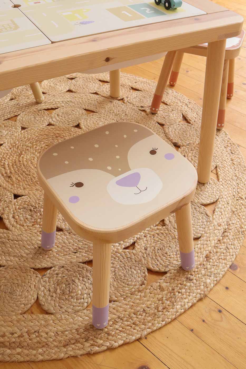 klebefolie ikea flisat kinderhocker tierig reh 4 klebefolie ikea flisat kinderhocker tierig reh 4