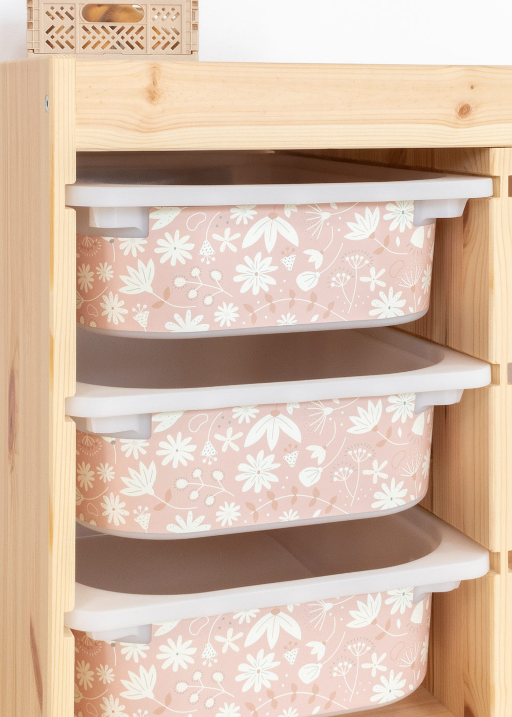 stickerset ikea trofast box klein blumig blush 3er set 0 stickerset ikea trofast box klein blumig blush 3er set 0