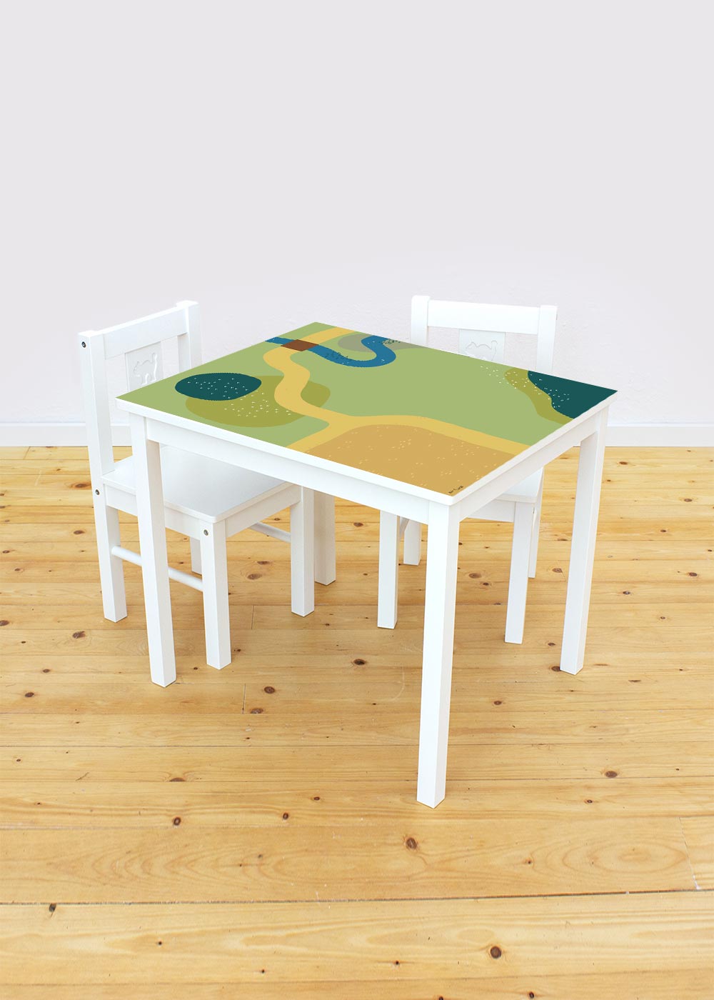 Ikea Kritter Kindertisch Spielwiese Komplettansicht