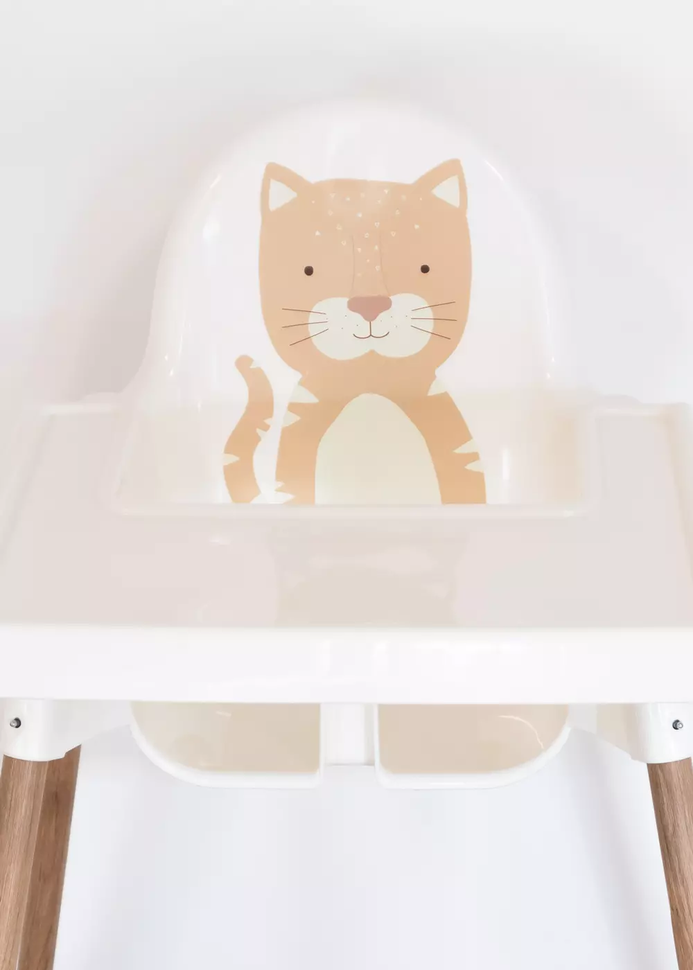 Film adhésif pour chaise haute IKEA ANTILOP motif animal chat autocollant Accessoires Ikea