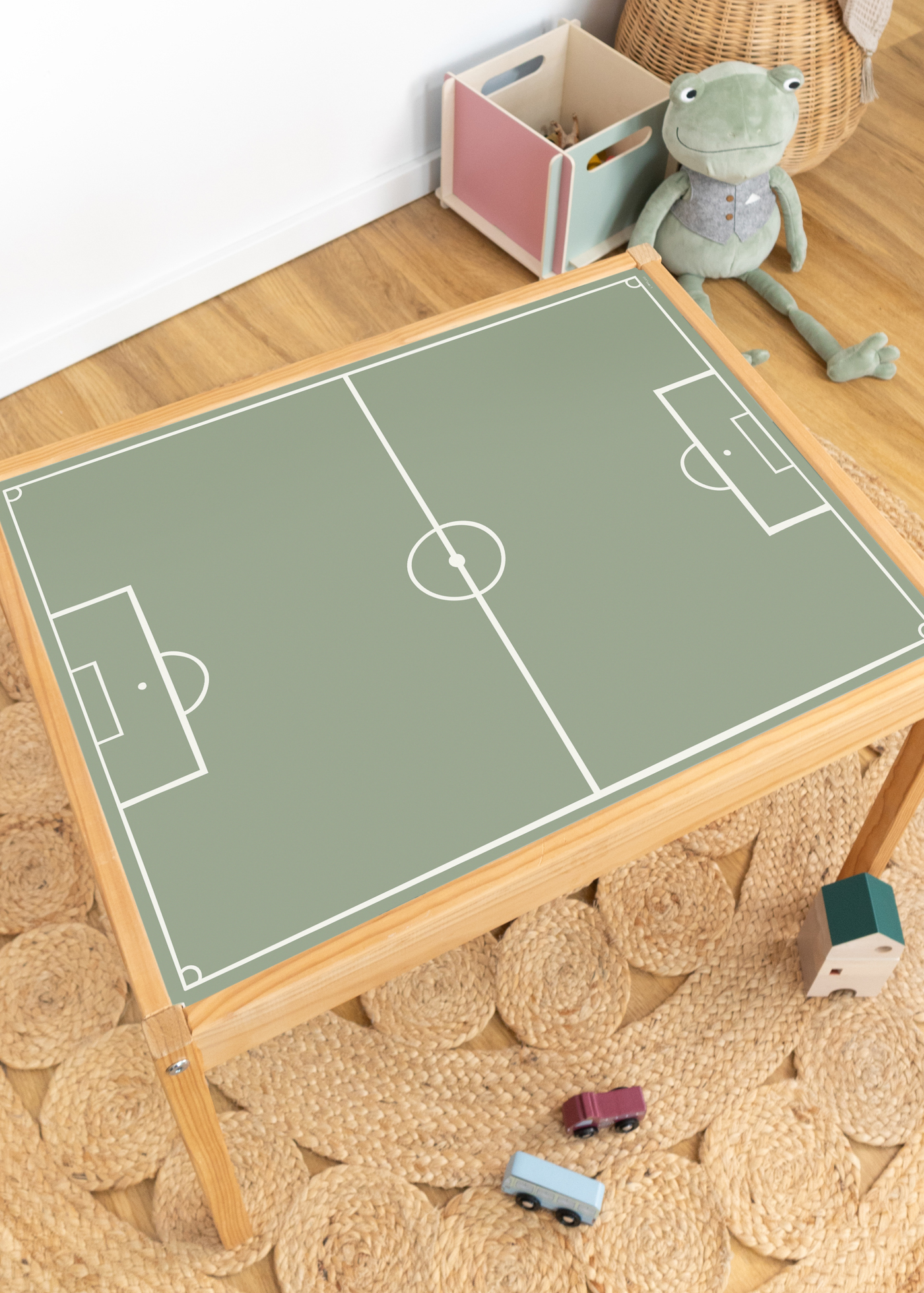 IKEA LÄTT Klebefolie als Fußball Deko für dein Fußball Kinderzimmer als Fußballzimmer Deko mit Fußballmotiven passend für die Fußball EM