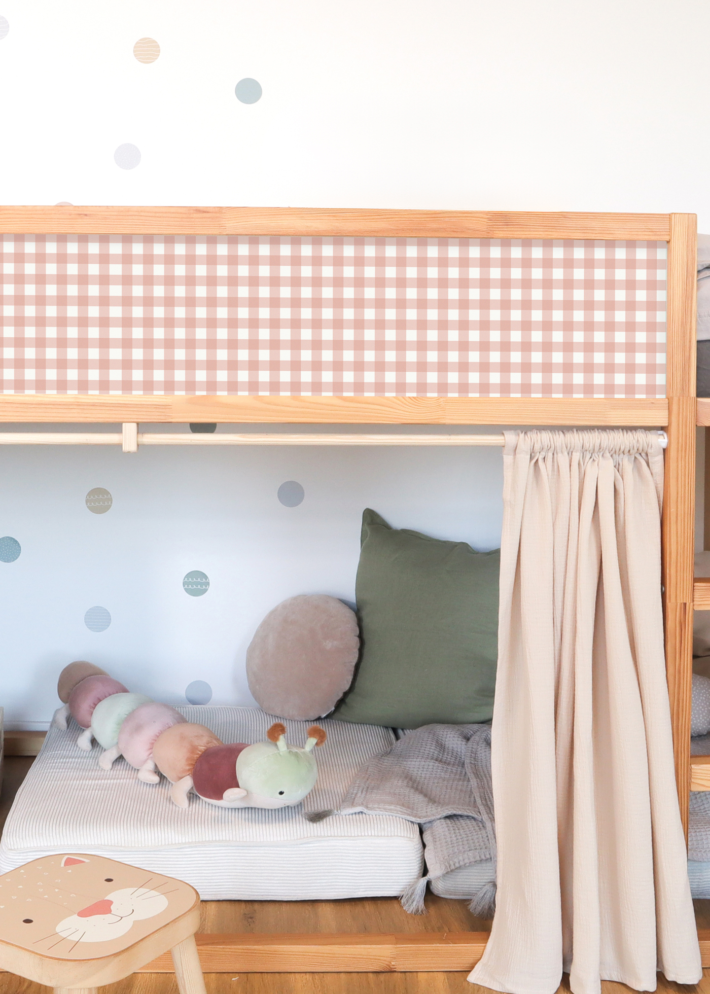 klebefolie ikea kura hochbett vichy karo rosa 2er set 3 klebefolie ikea kura hochbett vichy karo rosa 2er set 3