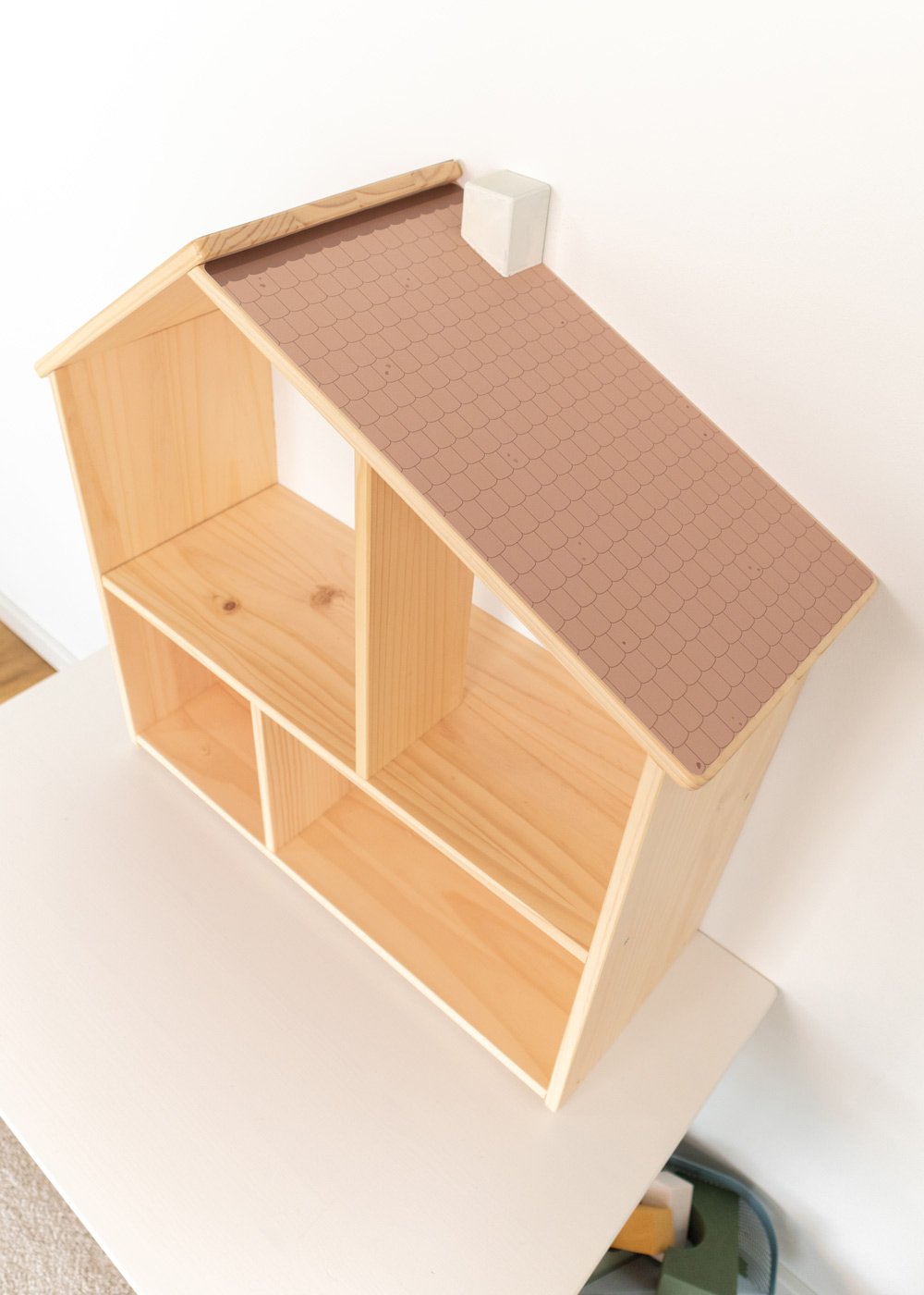 klebefolie ikea flisat puppenhaus dach toffee 05