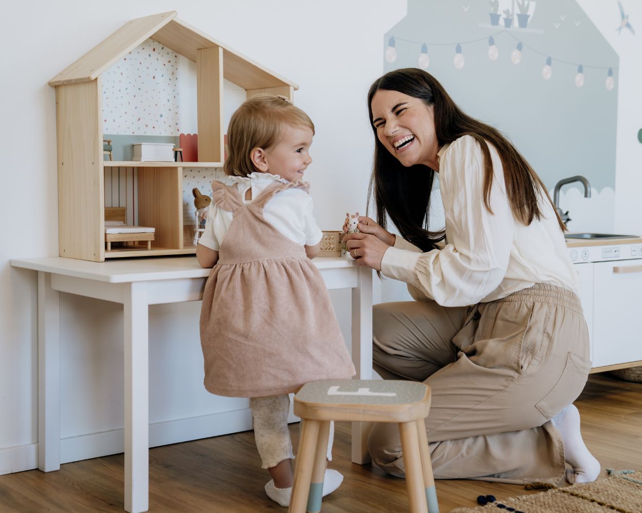 Les bonnes résolutions dans la chambre d'enfant