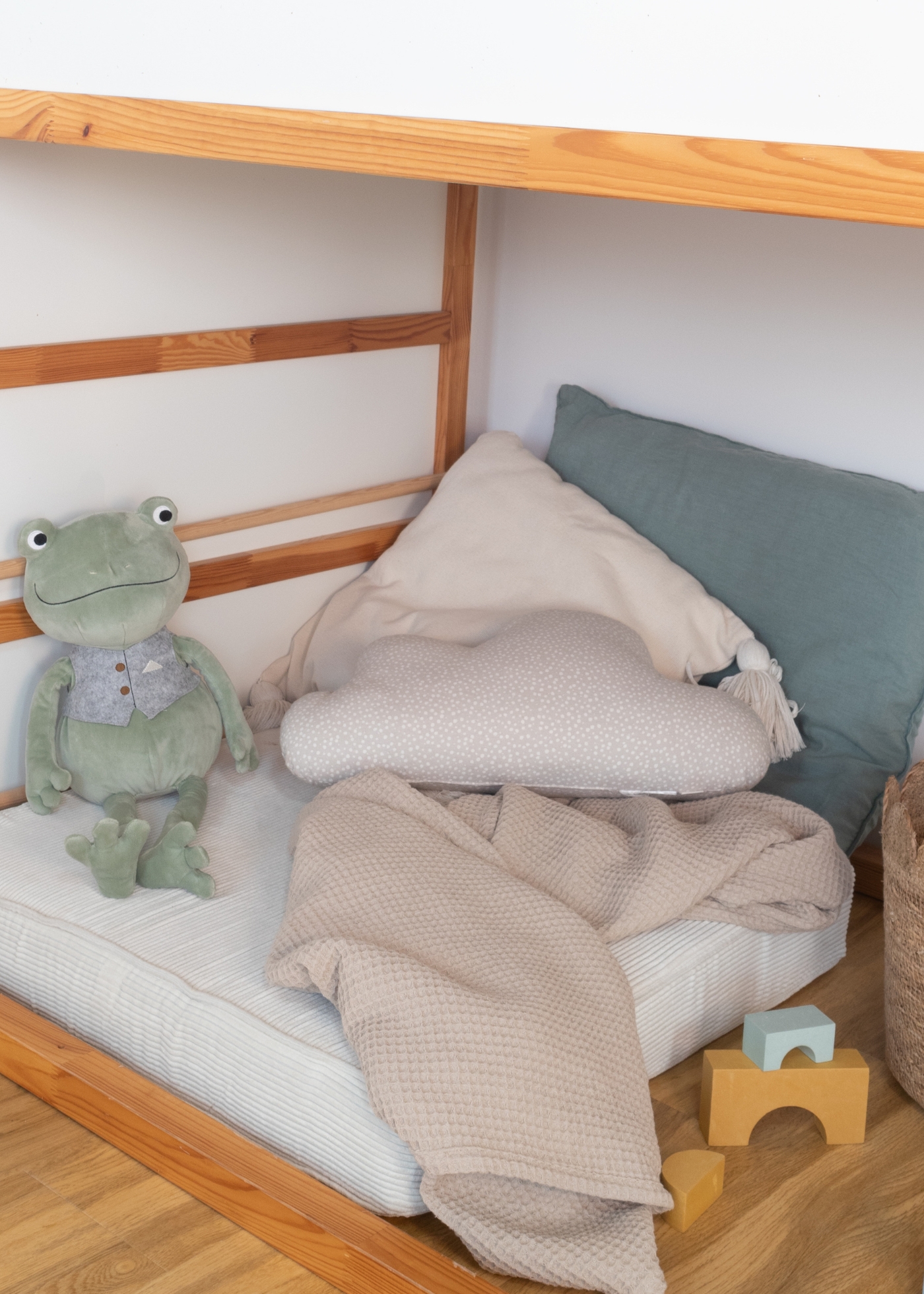 Bettwäsche im Kinderbett Bettwäsche im Kinderbett