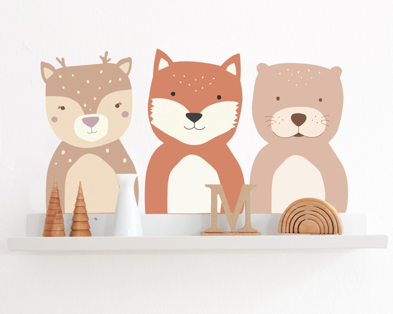 Wandtattoo Kinderzimmer Tiere Kinderzimmer Tiere Waldtiere als Wandattoo Kinderzimmer Tiere