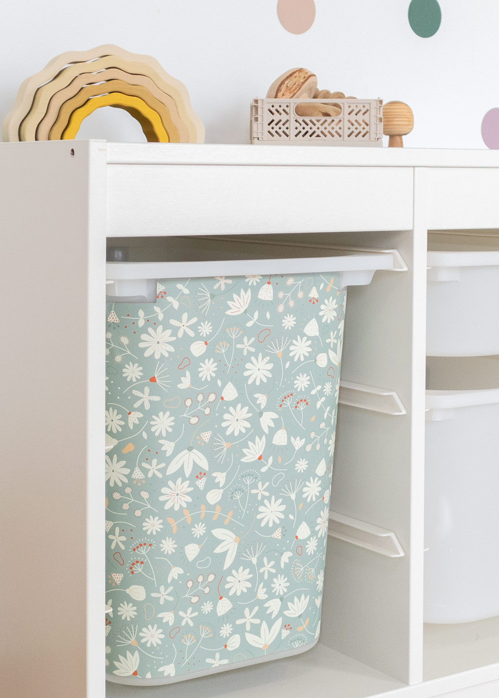 Film adhésif pour l'étagère IKEA TROFAST motif floral vert Ikea Hack IKEA TROFAST boîtes autocollantes  Film adhésif pour l'étagère IKEA TROFAST motif floral vert Ikea Hack IKEA TROFAST boîtes autocollantes
