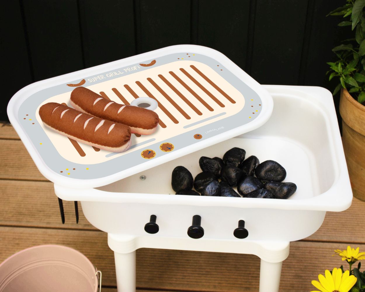 Bricoler un barbecue pour enfant