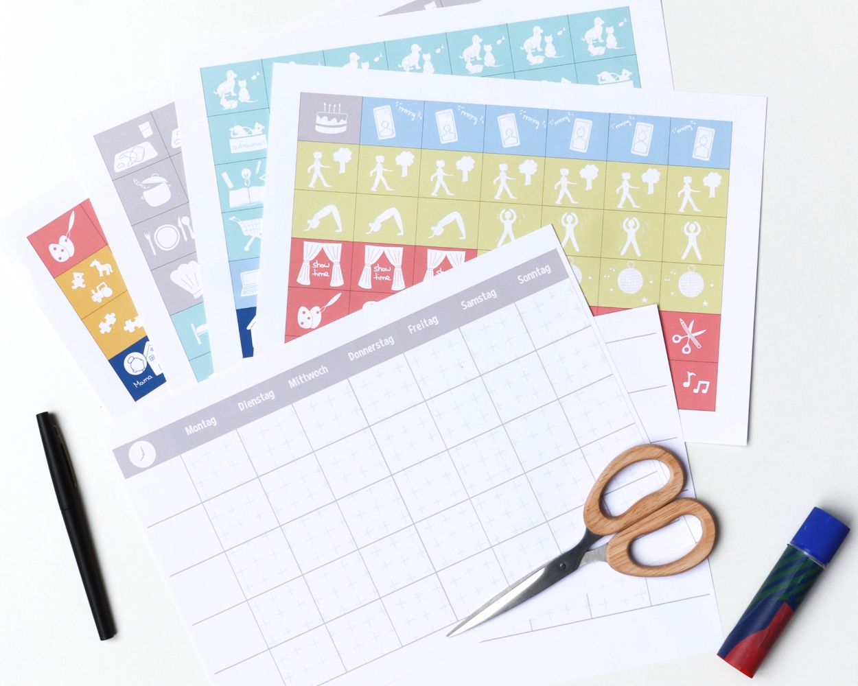 wochenplan mit kindern wochenplan mit kindern