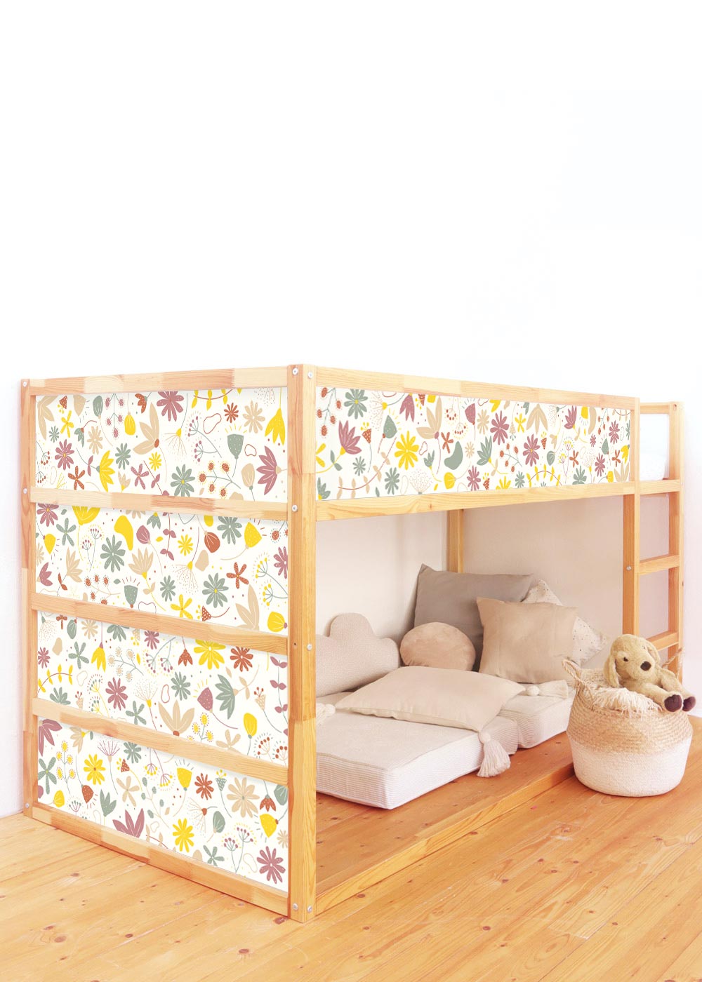 klebefolie ikea kura hochbett blumig bunt 5er set 0 klebefolie ikea kura hochbett blumig bunt 5er set 0