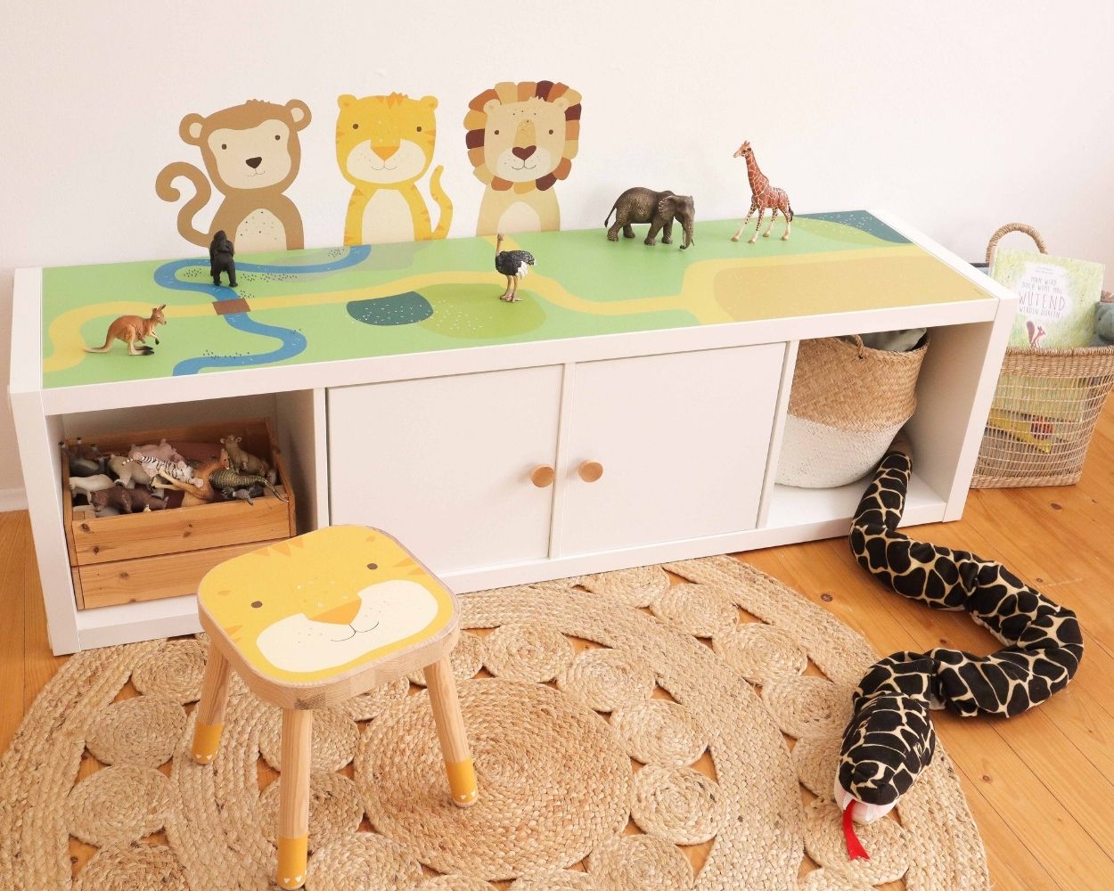Dschungel und Safari Kinderzimmer Ikea Hacks