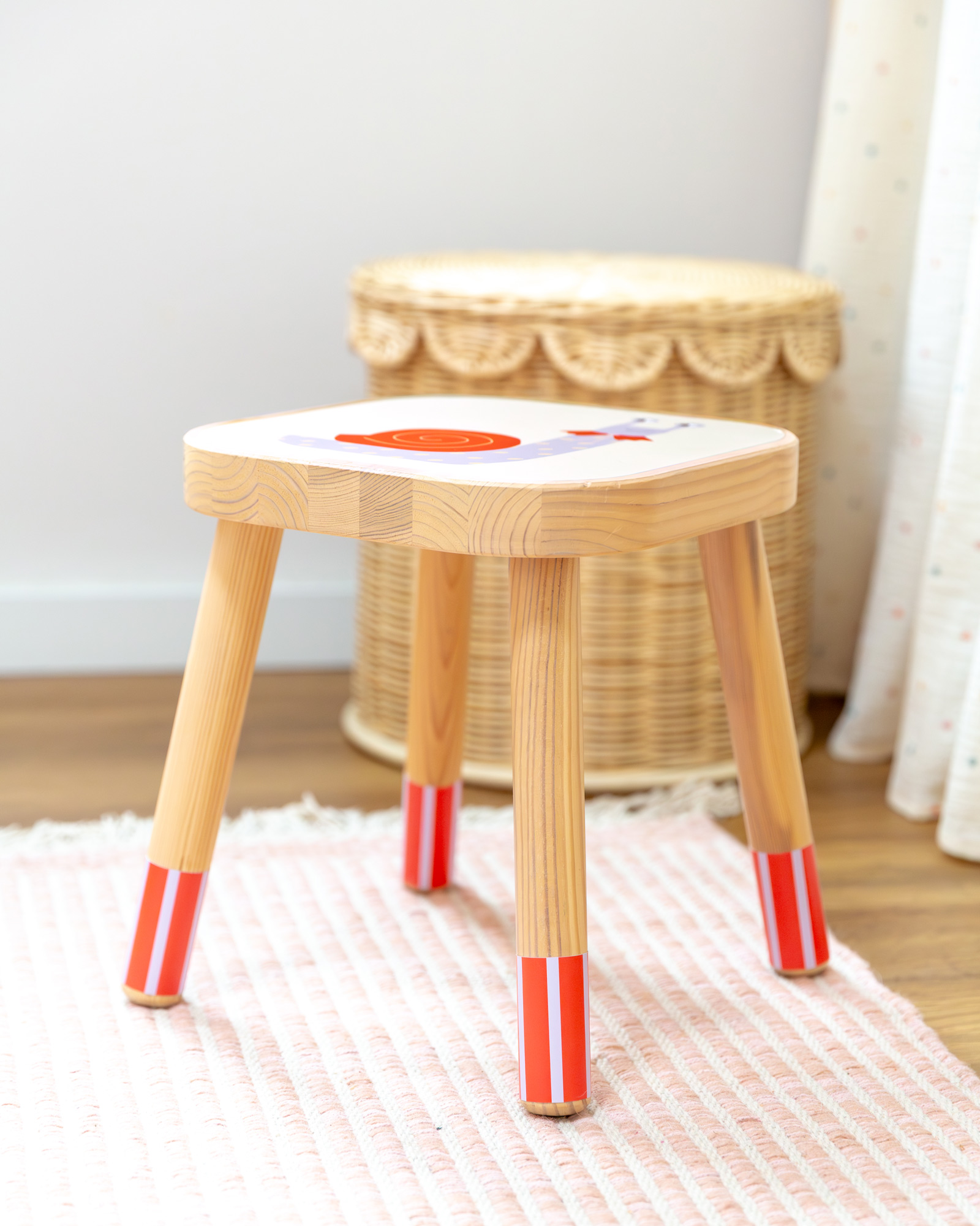 klebefolie ikea flisat kinderhocker lille vruende schnecke 1