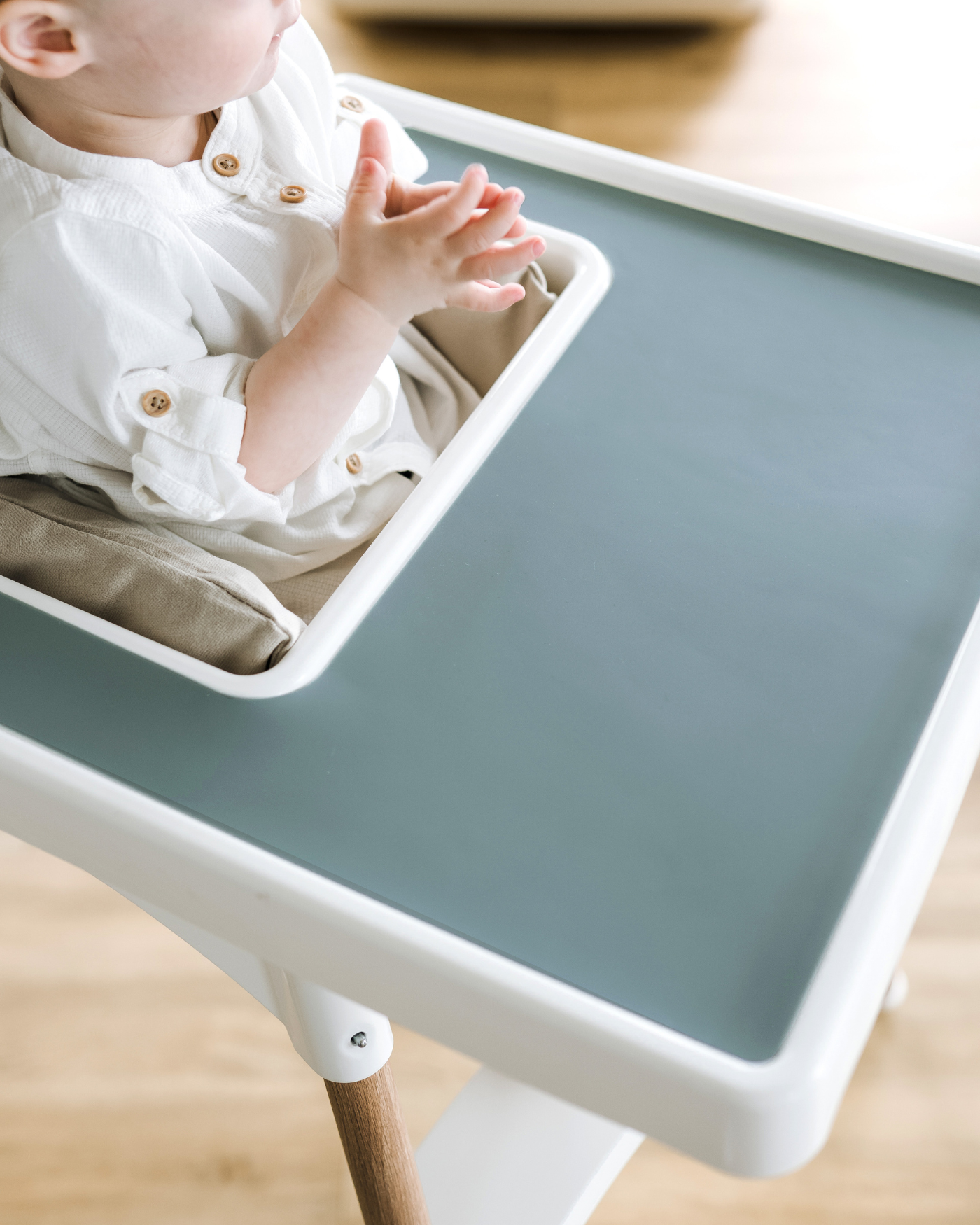 silikonmatte ikea antilop hochstuhl klecka mat nordisch blau 05