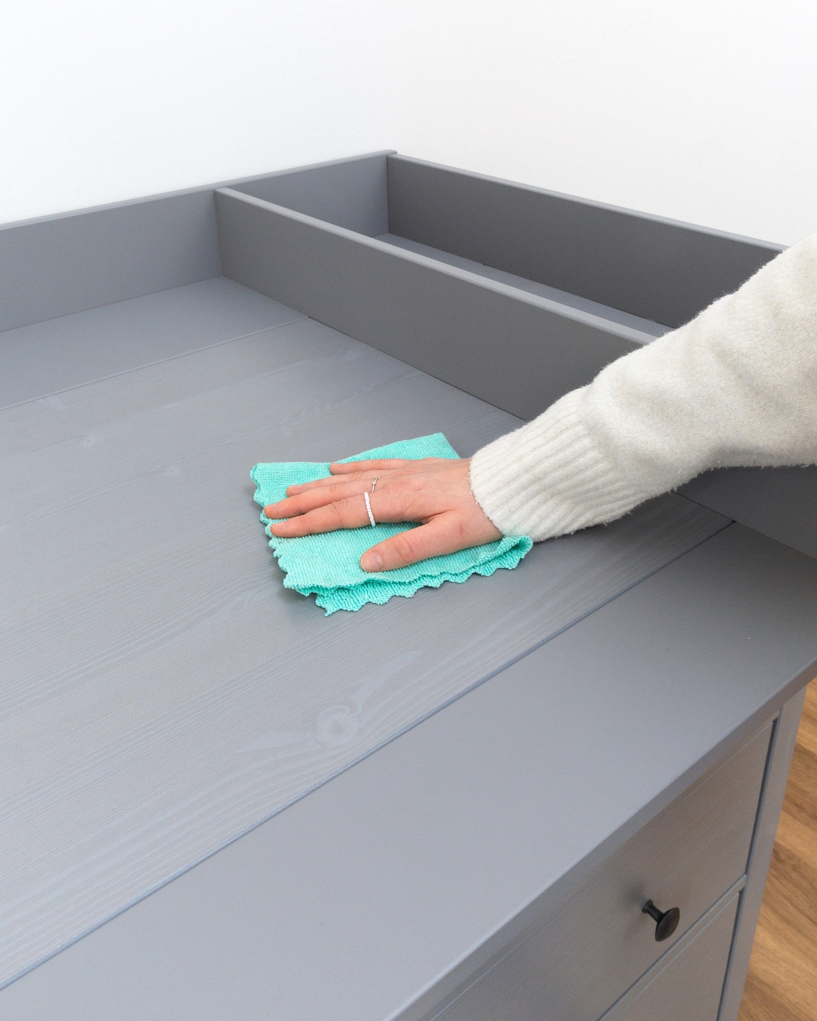 wickelaufsatz ikea hemnes kommode wickaelplats grau 8