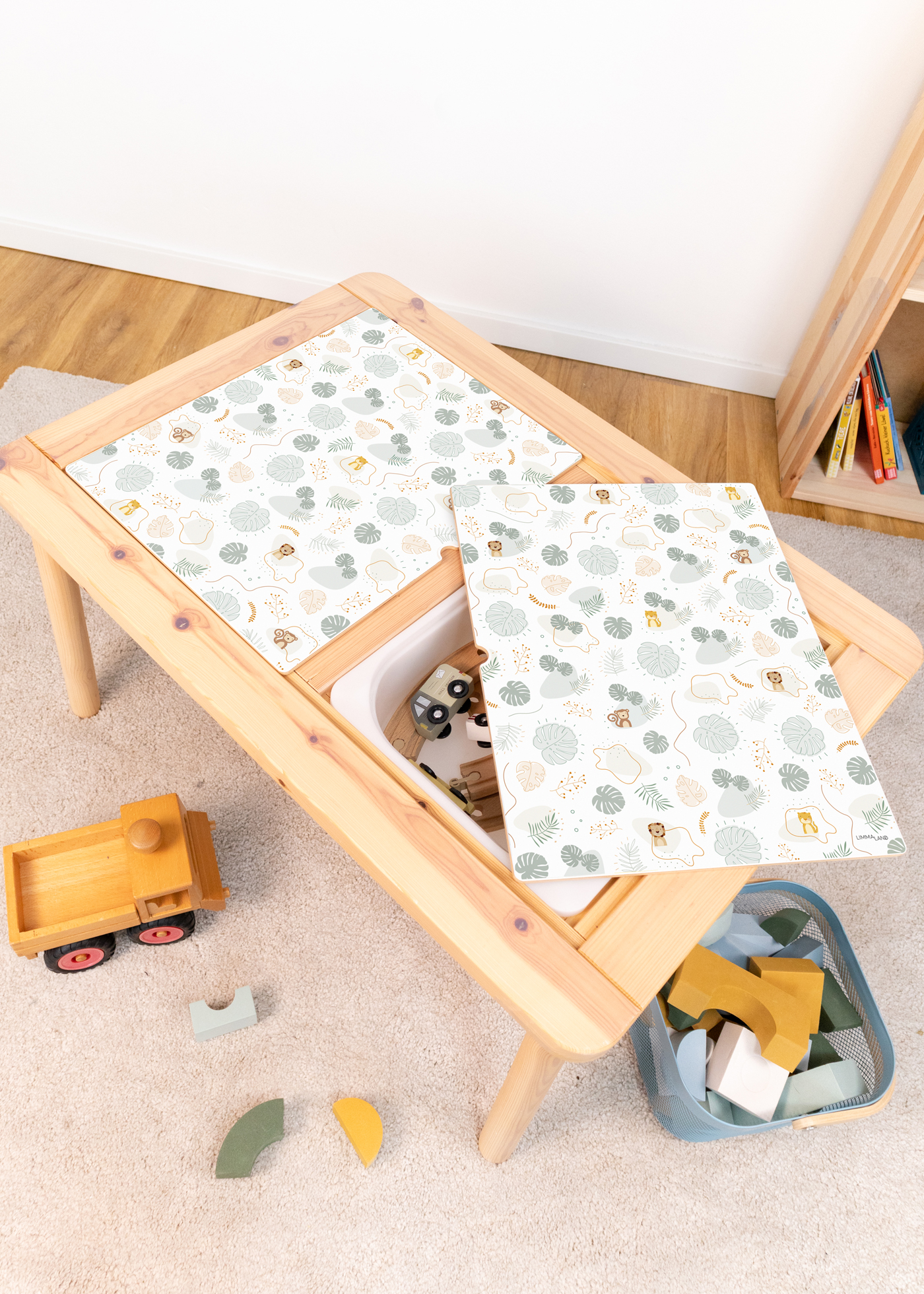 klebefolie ikea flisat kindertisch tierig safari 0 klebefolie ikea flisat kindertisch tierig safari 0