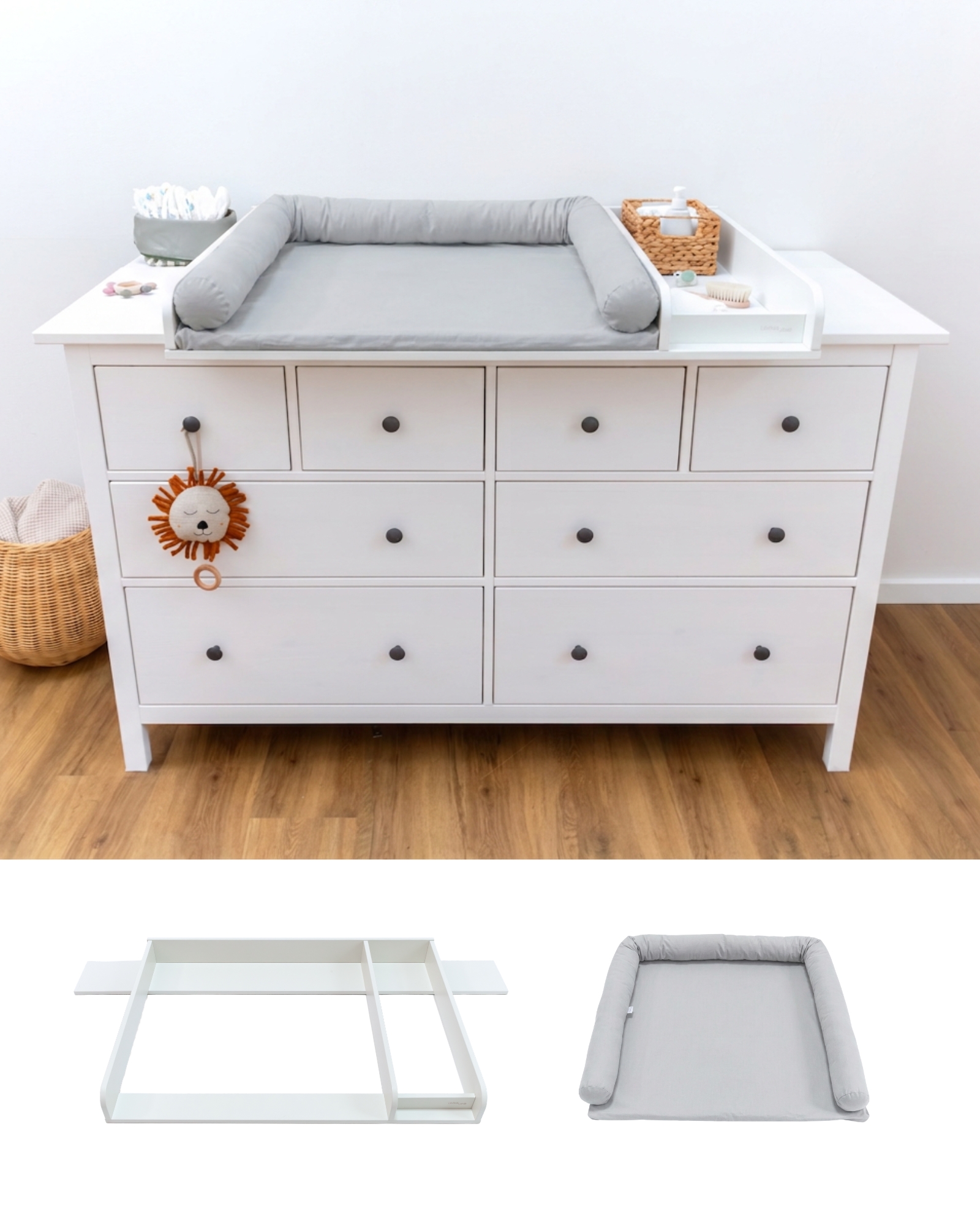 wickelkommode ikea hemnes 160 set weiss basis soft grey 0