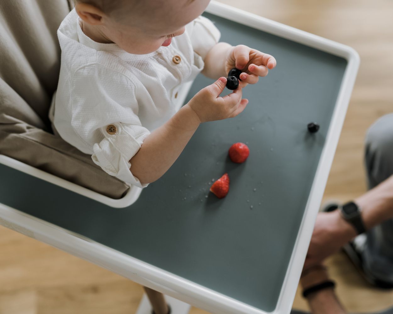 IKEA ANTILOP Baby Silikonmatte mit Obst