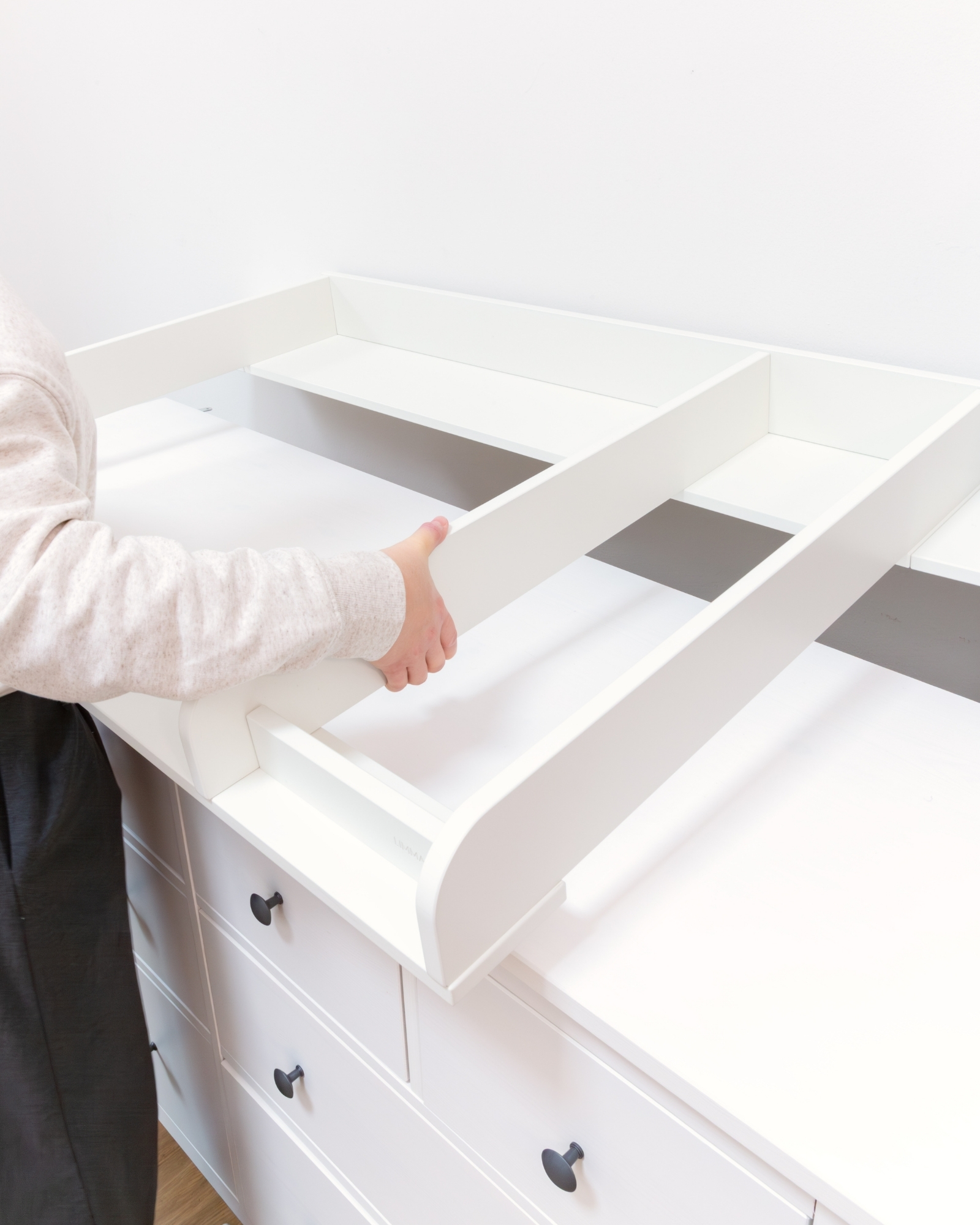 wickelkommode ikea hemnes 160 set weiss premium soft grey 16