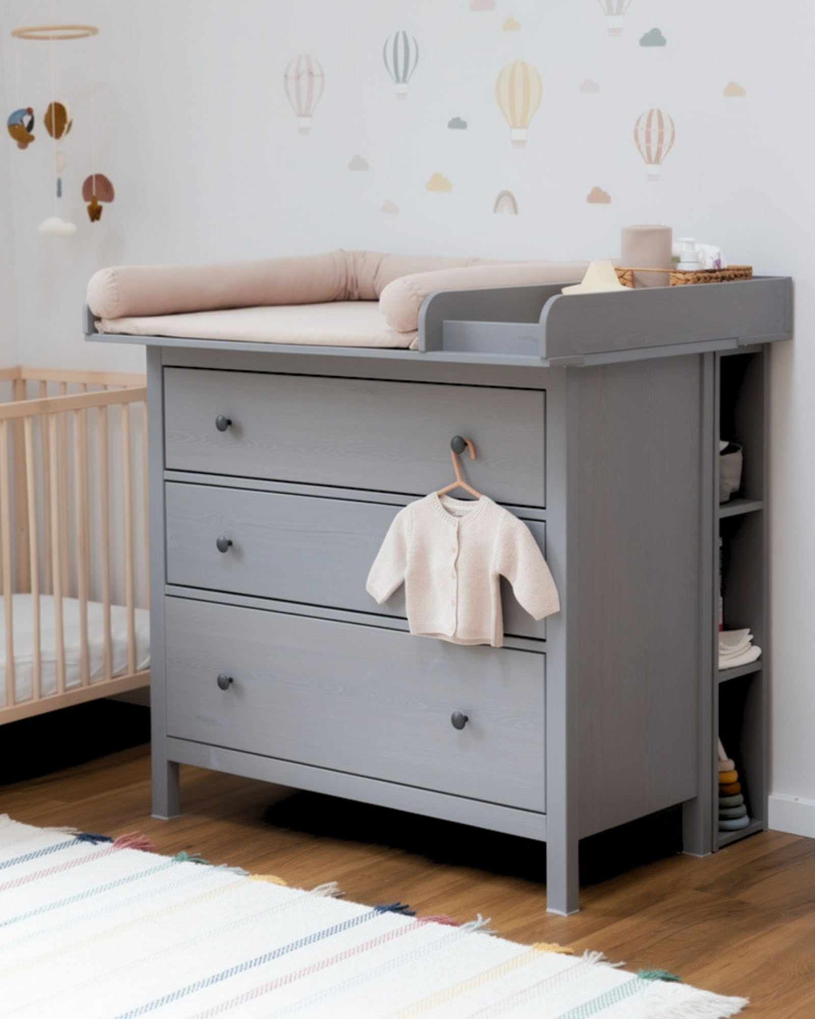 wickelkommode ikea hemnes 108 set grau premium pure beige 1