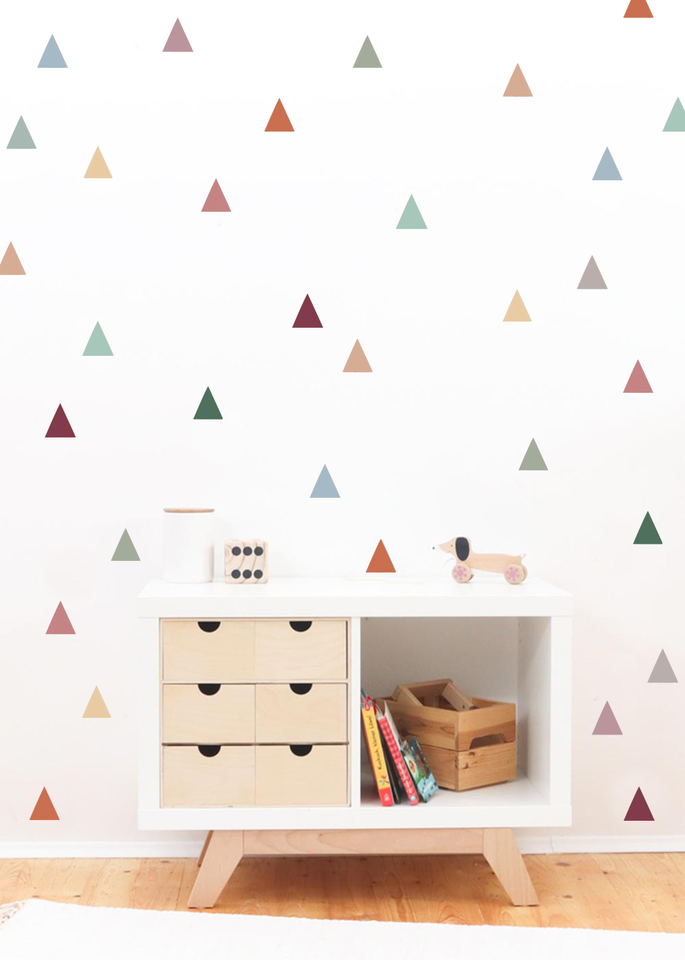 stickerset wand moebel dreiecke bunt 0 stickerset wand moebel dreiecke bunt 0