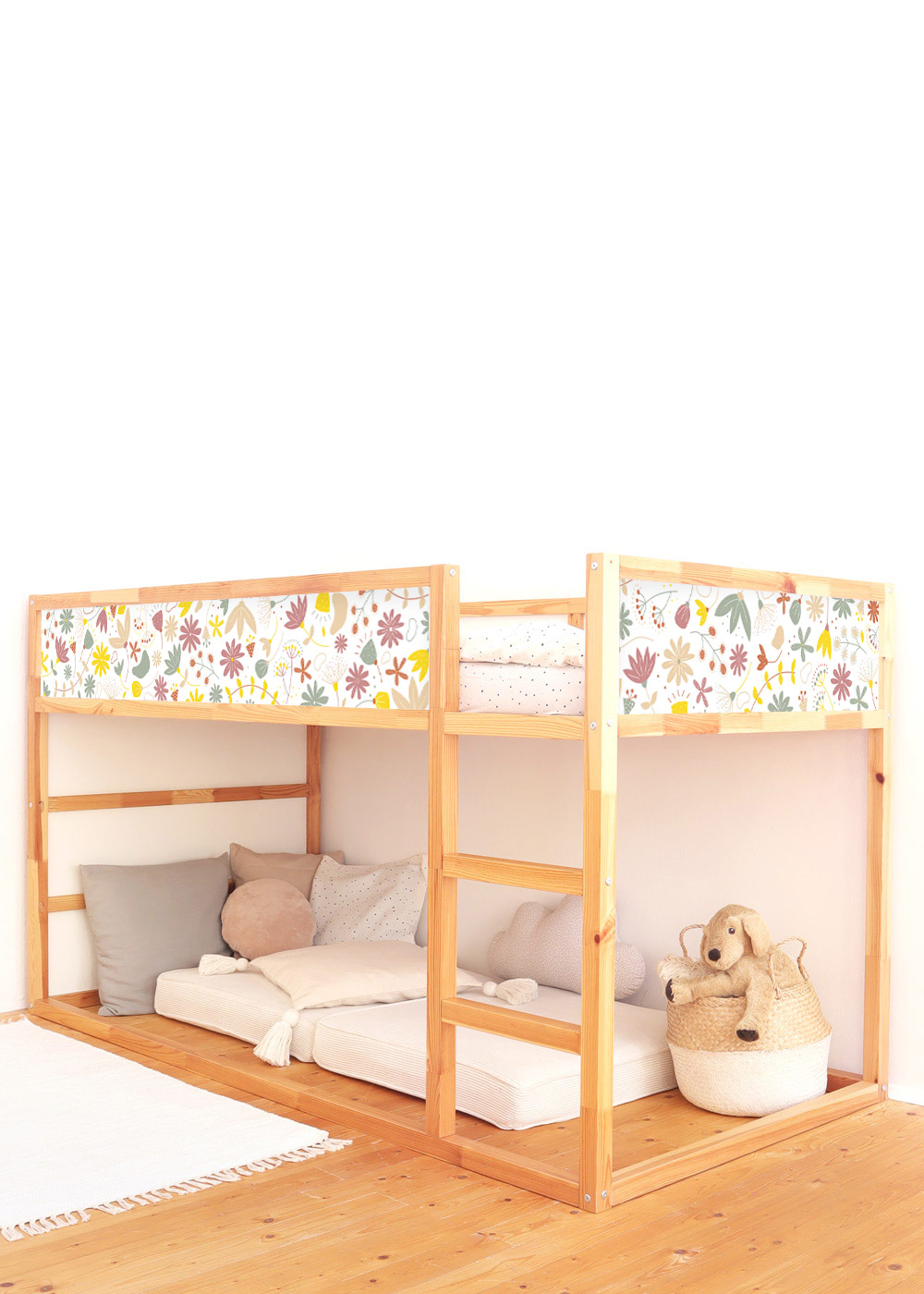 klebefolie ikea kura hochbett blumig bunt 2er set 0 klebefolie ikea kura hochbett blumig bunt 2er set 0