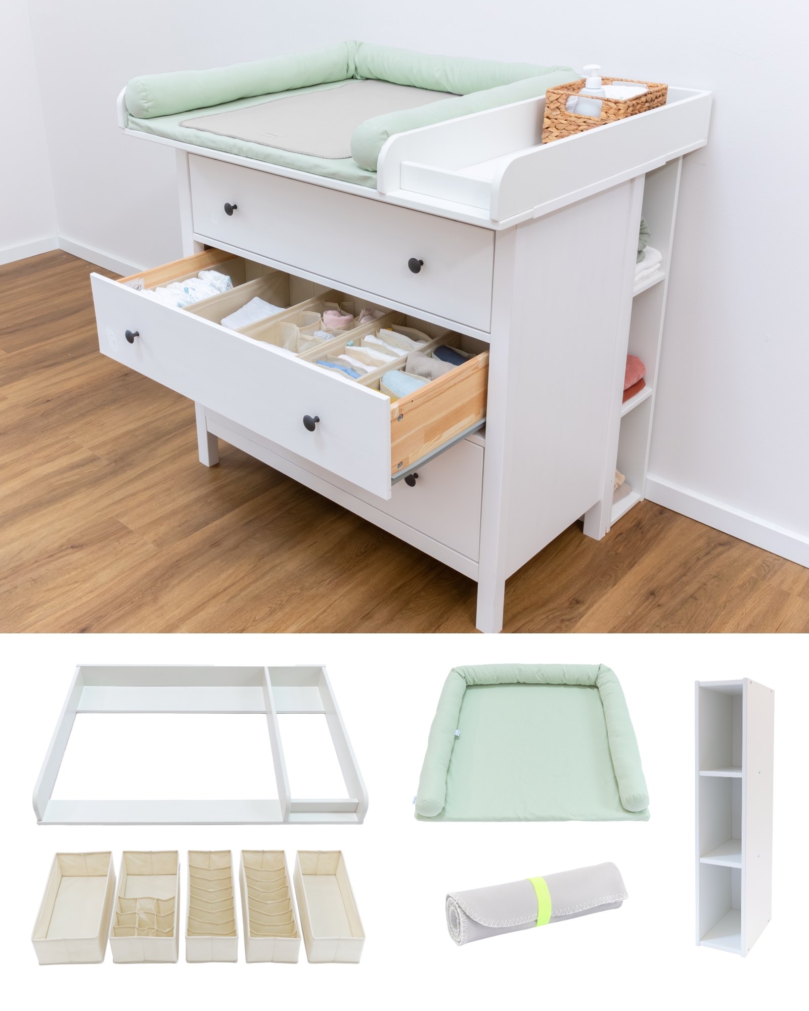 wickelkommode ikea hemnes 108 set premium eukalyptus light 000