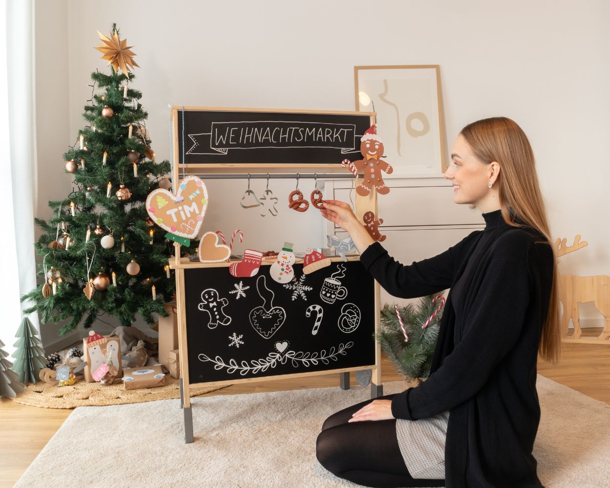 Weihnachtsmarkt im Kinderzimmer